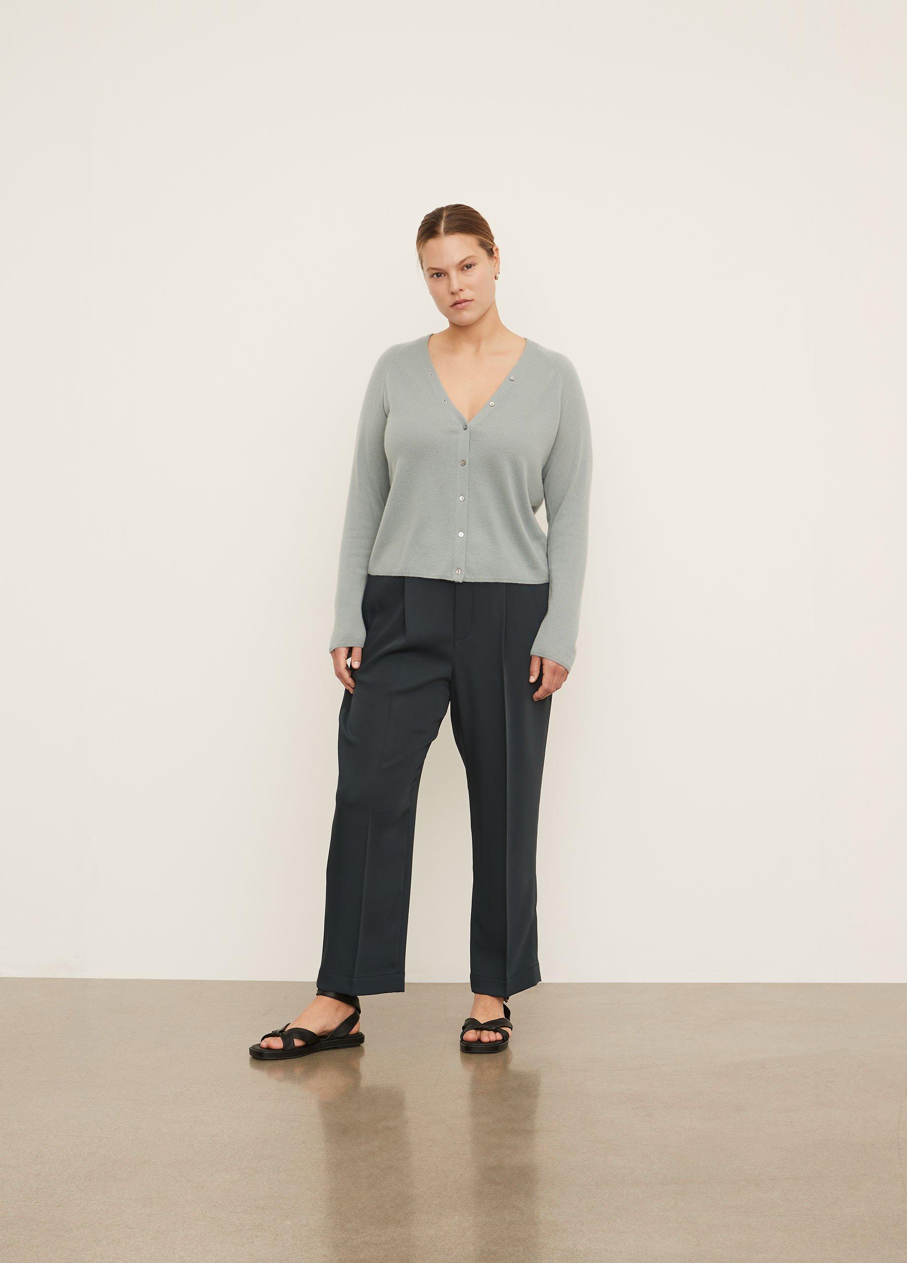 Cashmere Shell Button Cardigan image number 0