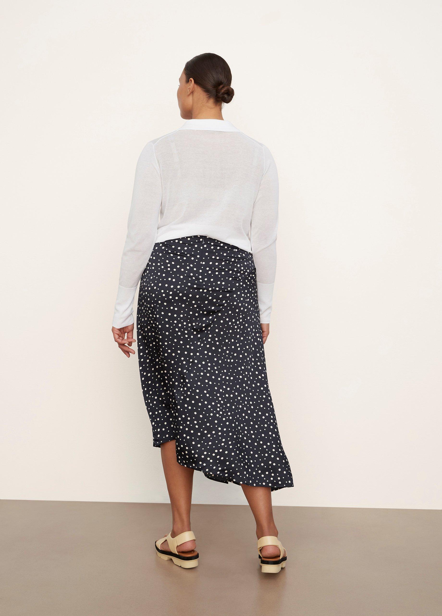 Tossed Dot Draped Knot Skirt image number 3