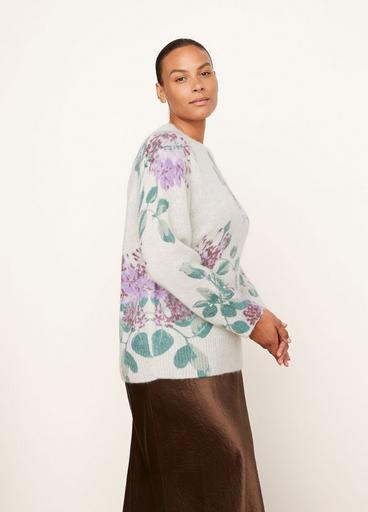 Lilac Floral-Print Sweater image number 2