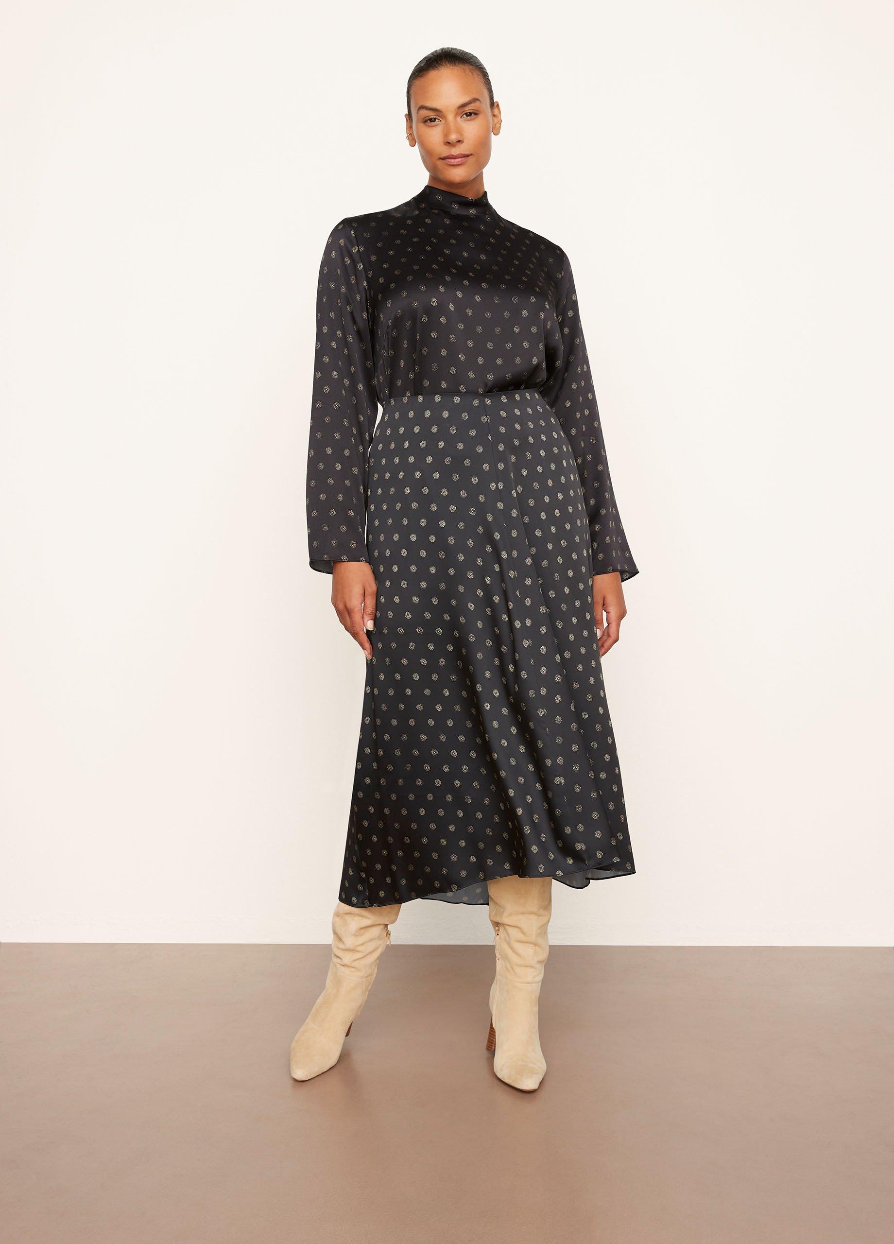 Sun Dot Mock Neck Blouse image number 0