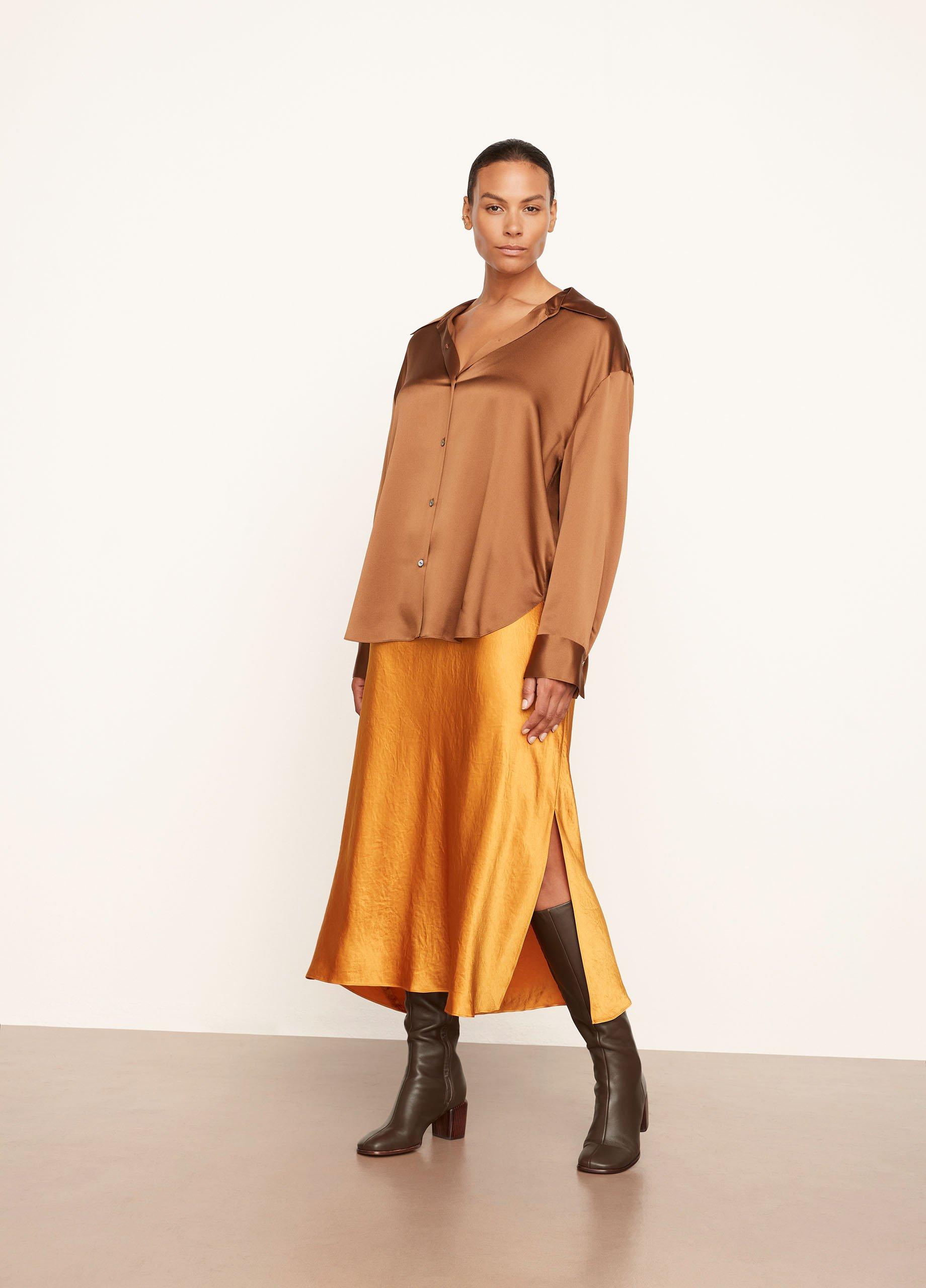 Side Slit Slip Skirt image number 0