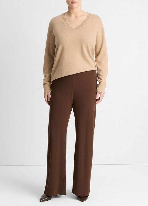 Brown Flared Lounge Pants by Vince on Sale