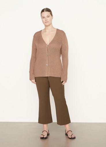 Ribbed Button Cardigan image number 0