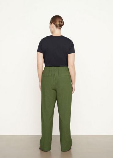 Linen-Blend High-Waist Pull-On Pant image number 3
