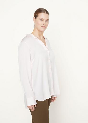 Slim-Fitted Stretch-Silk Shirt image number 2