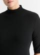 Relaxed Elbow-Sleeve Mock Neck T-Shirt image number 1