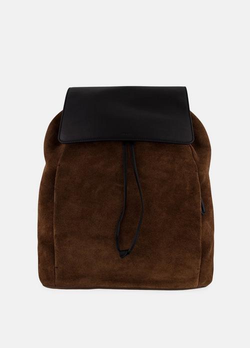 Drayton Suede Flap Backpack