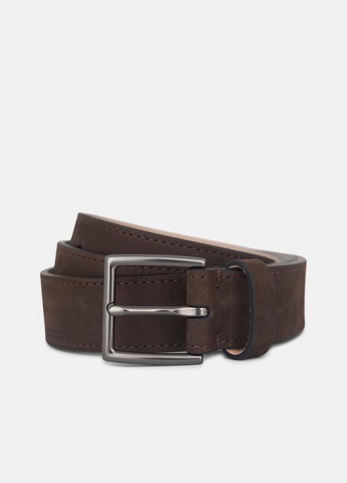 Men's 32mm Nubuck Leather Belt