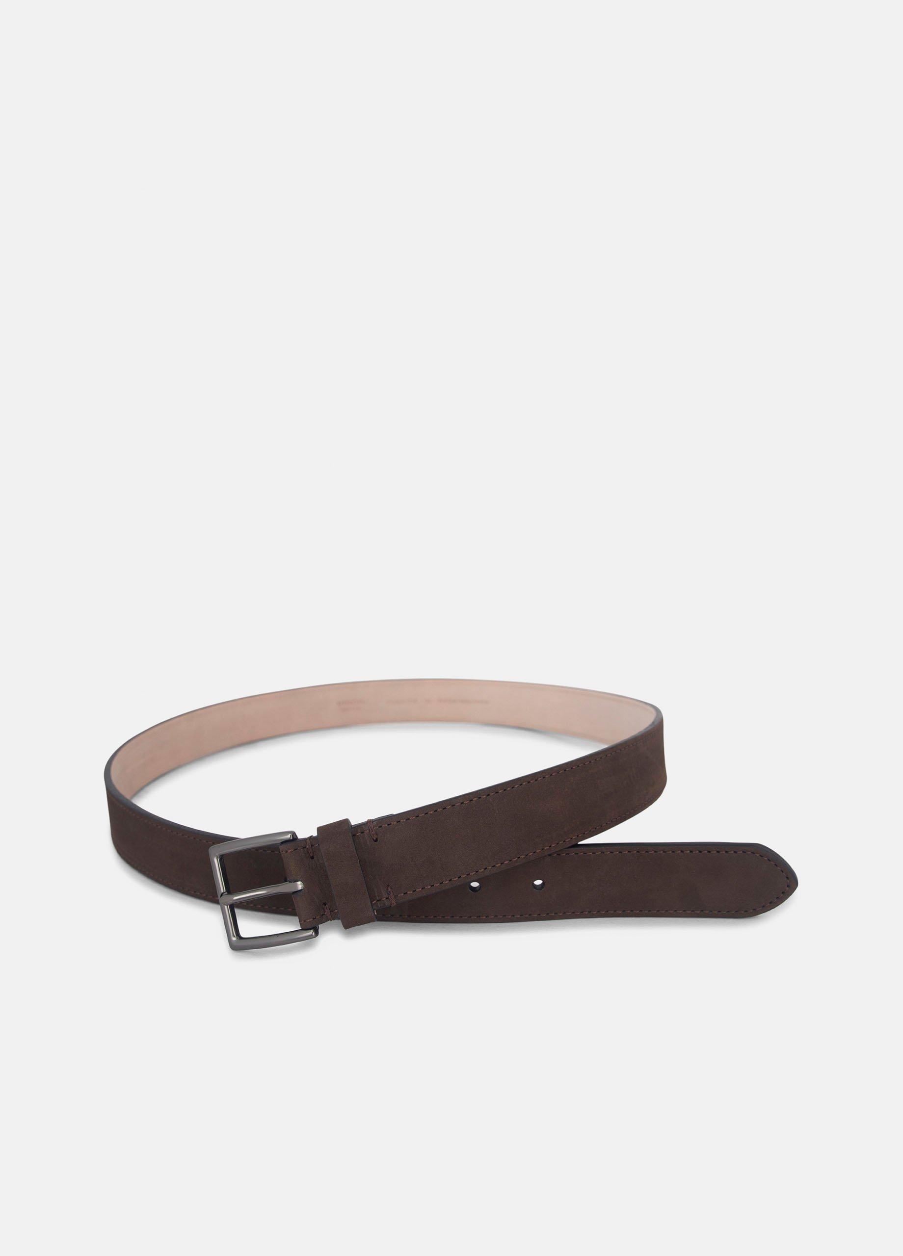 Men's 32mm Nubuck Leather Belt image number 1