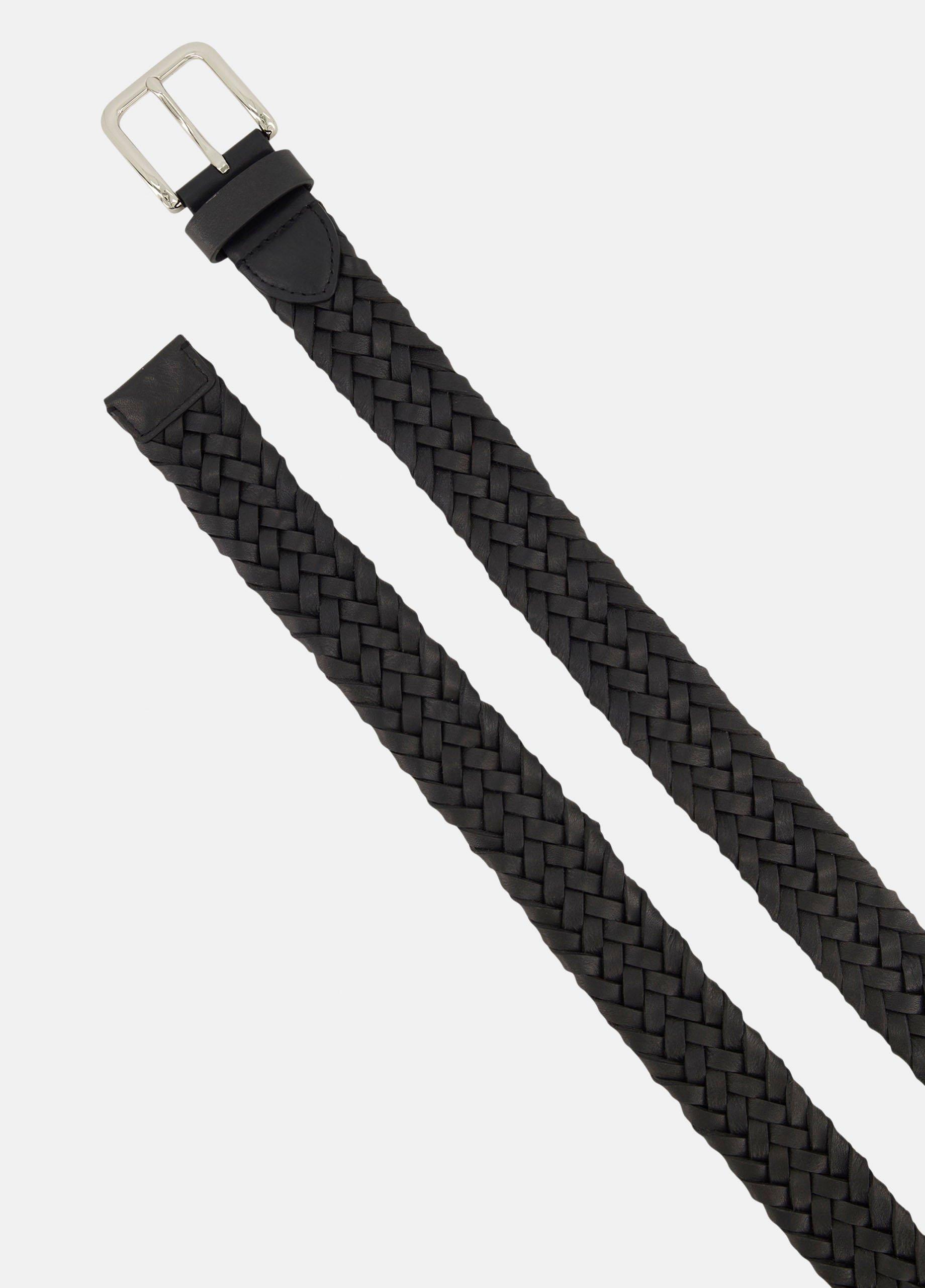 Men's Alex 35mm Woven Leather Belt image number 2