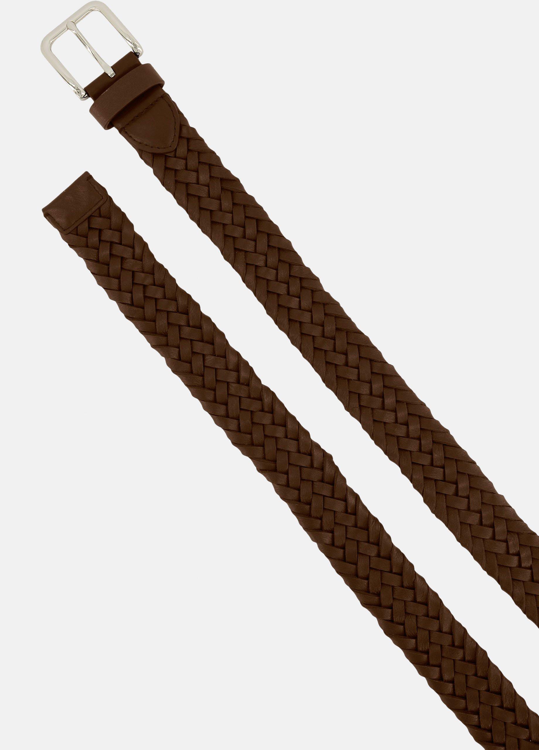 Men's Alex 35mm Woven Leather Belt image number 2