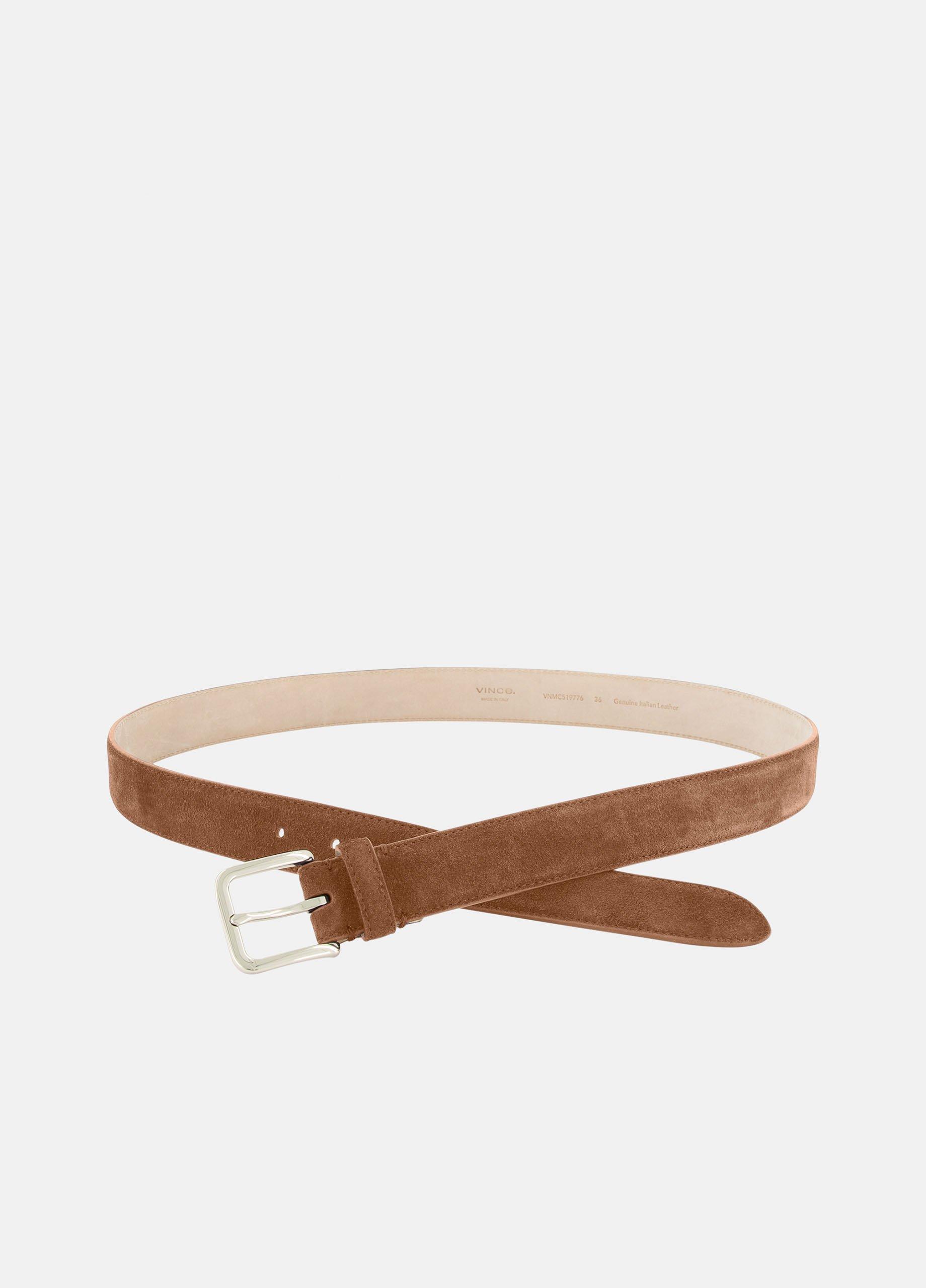 Men's Alex 30mm Stitched Suede Belt image number 1