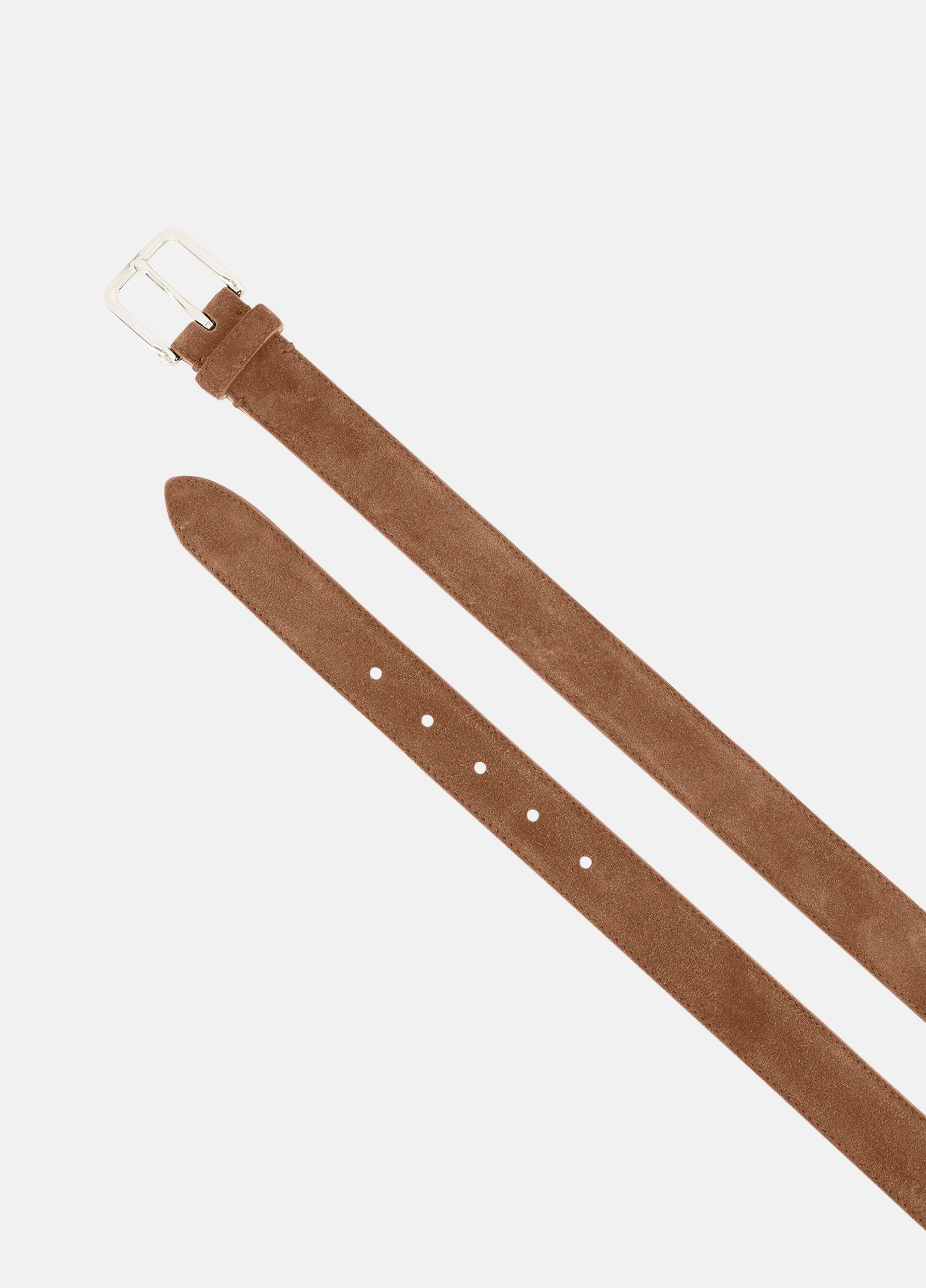 Men's Alex 30mm Stitched Suede Belt image number 2