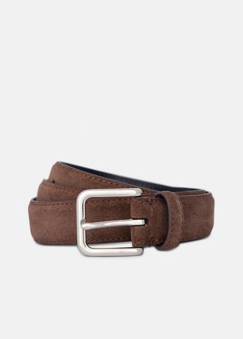 Men's 30mm Stitched Suede Belt