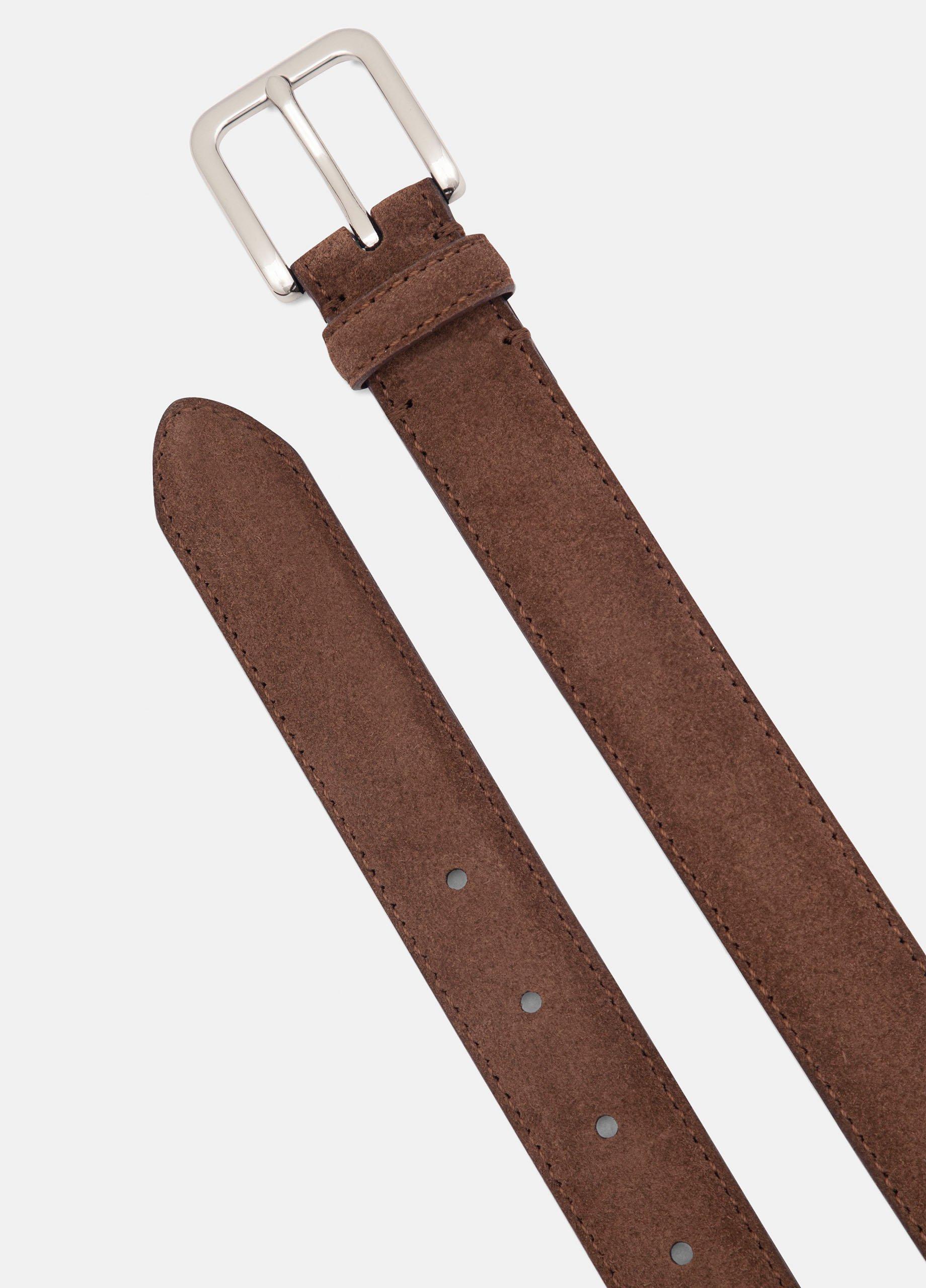 Men's 30mm Stitched Suede Belt image number 2