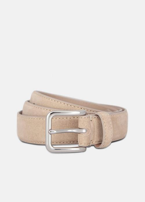 Men's 30mm Stitched Suede Belt