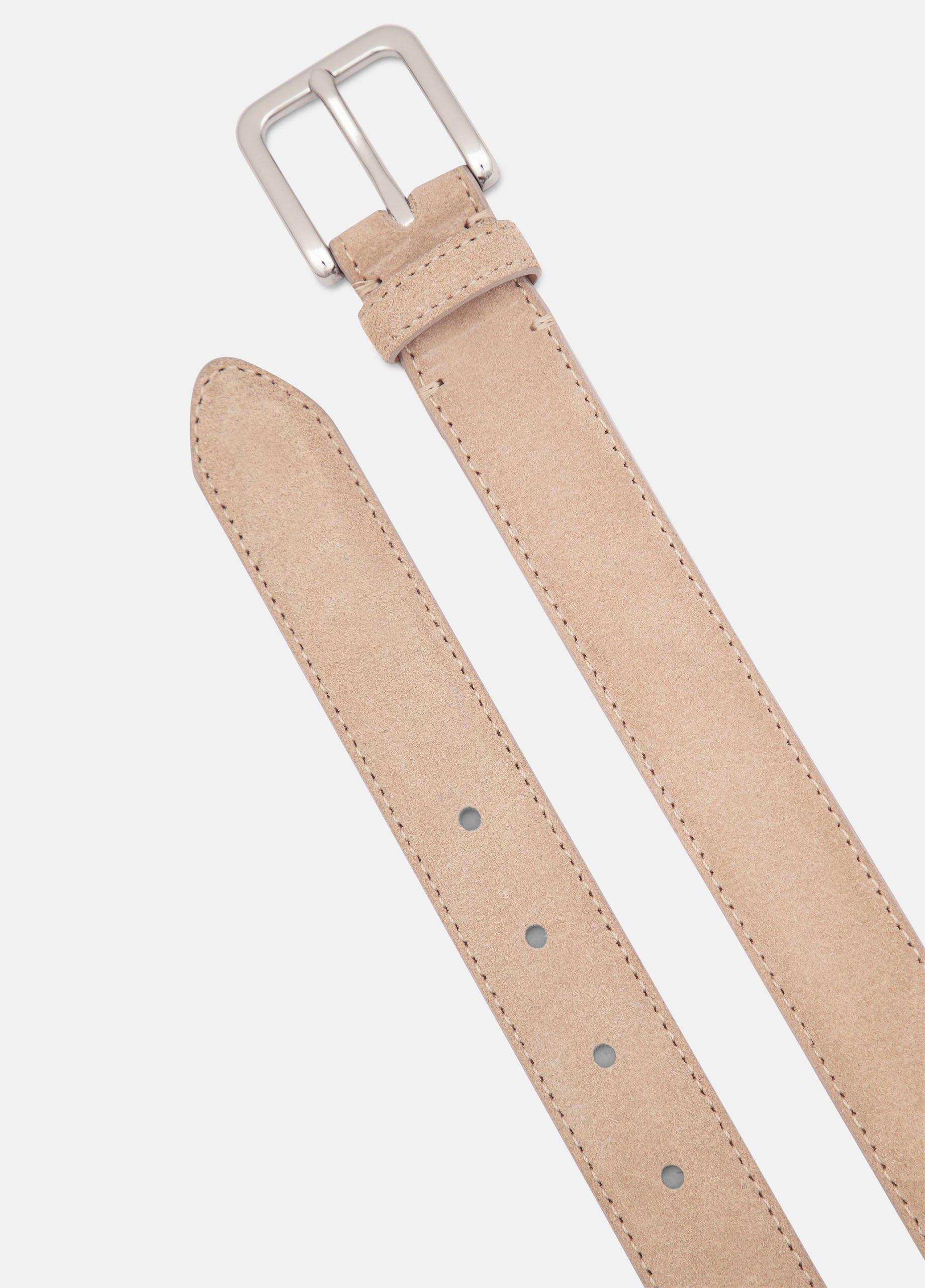 Men's 30mm Stitched Suede Belt image number 2