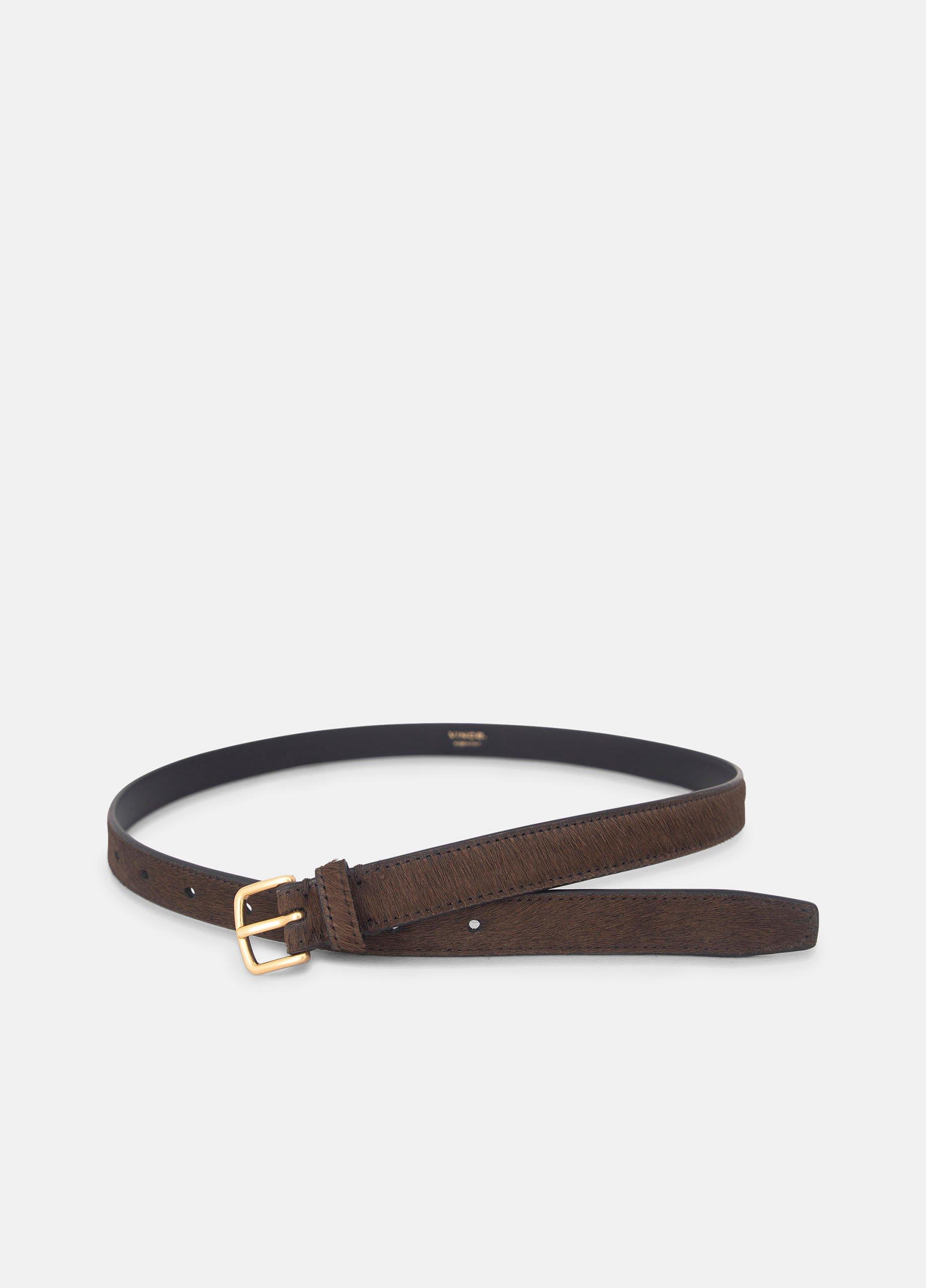 Women's 20mm Calf Hair Belt image number 1
