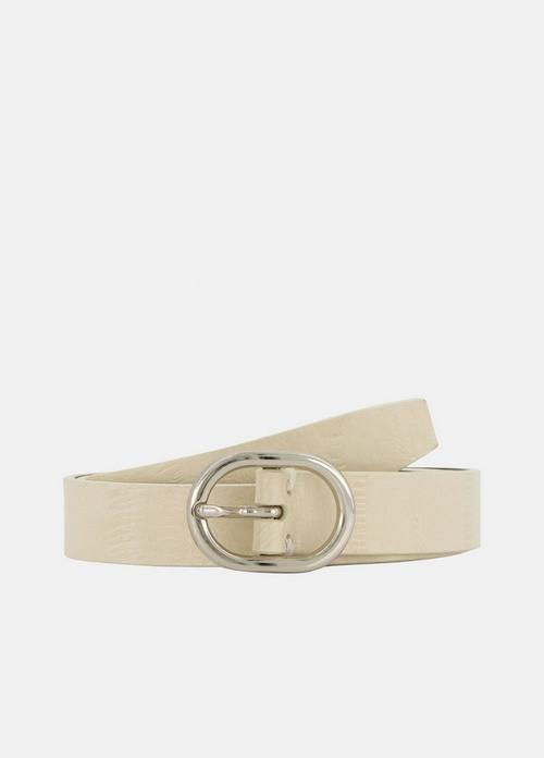 Women's Avery 20mm Eel-Embossed Leather Belt