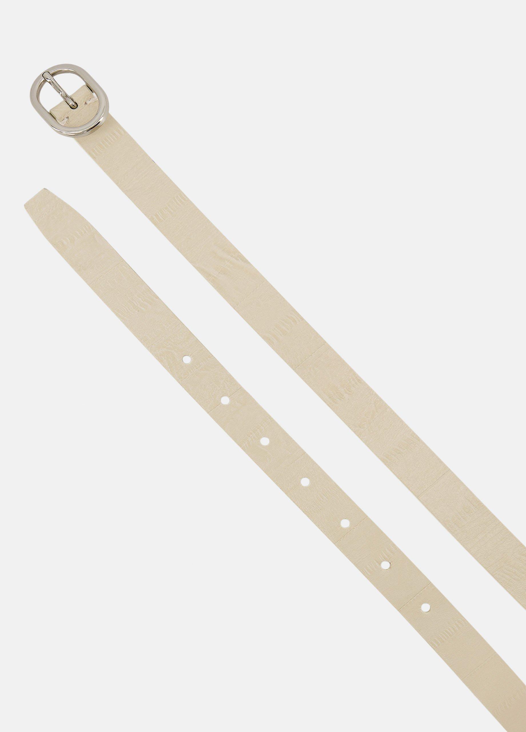 Women's Avery 20mm Eel-Embossed Leather Belt image number 2