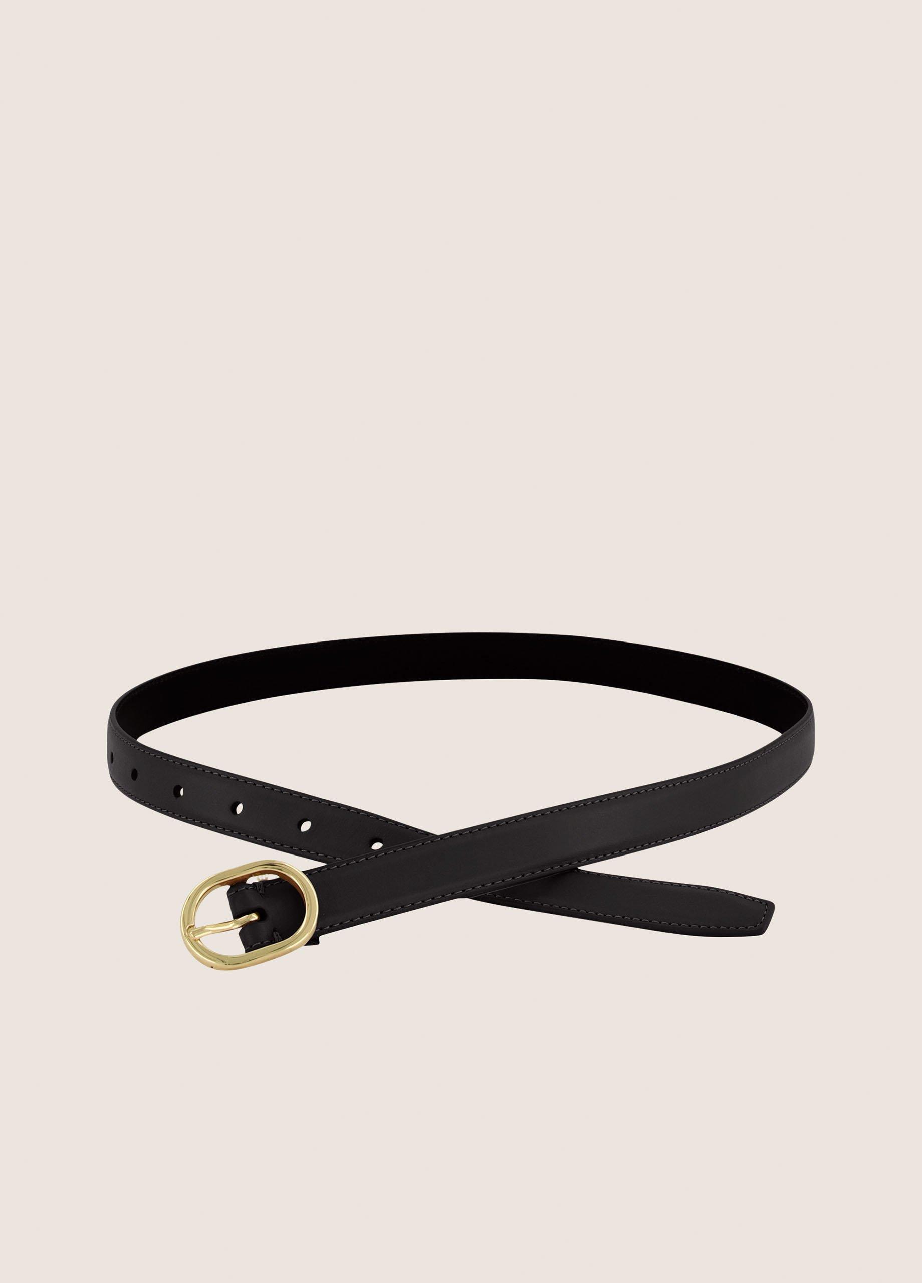 Women's Avery 20mm Stitched Leather Belt image number 1