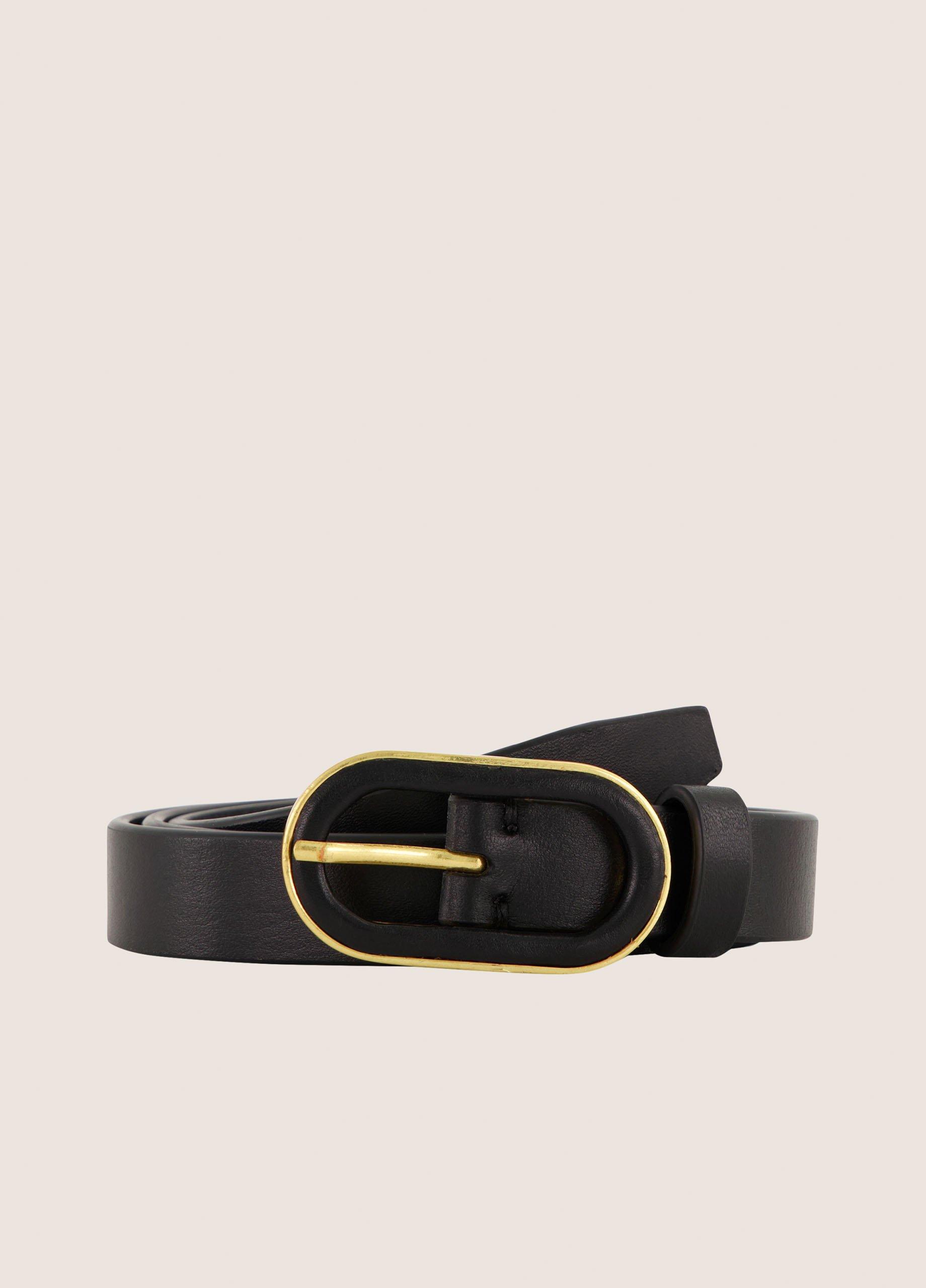 Women's 20mm Leather-Inlay Buckle Belt image number 0