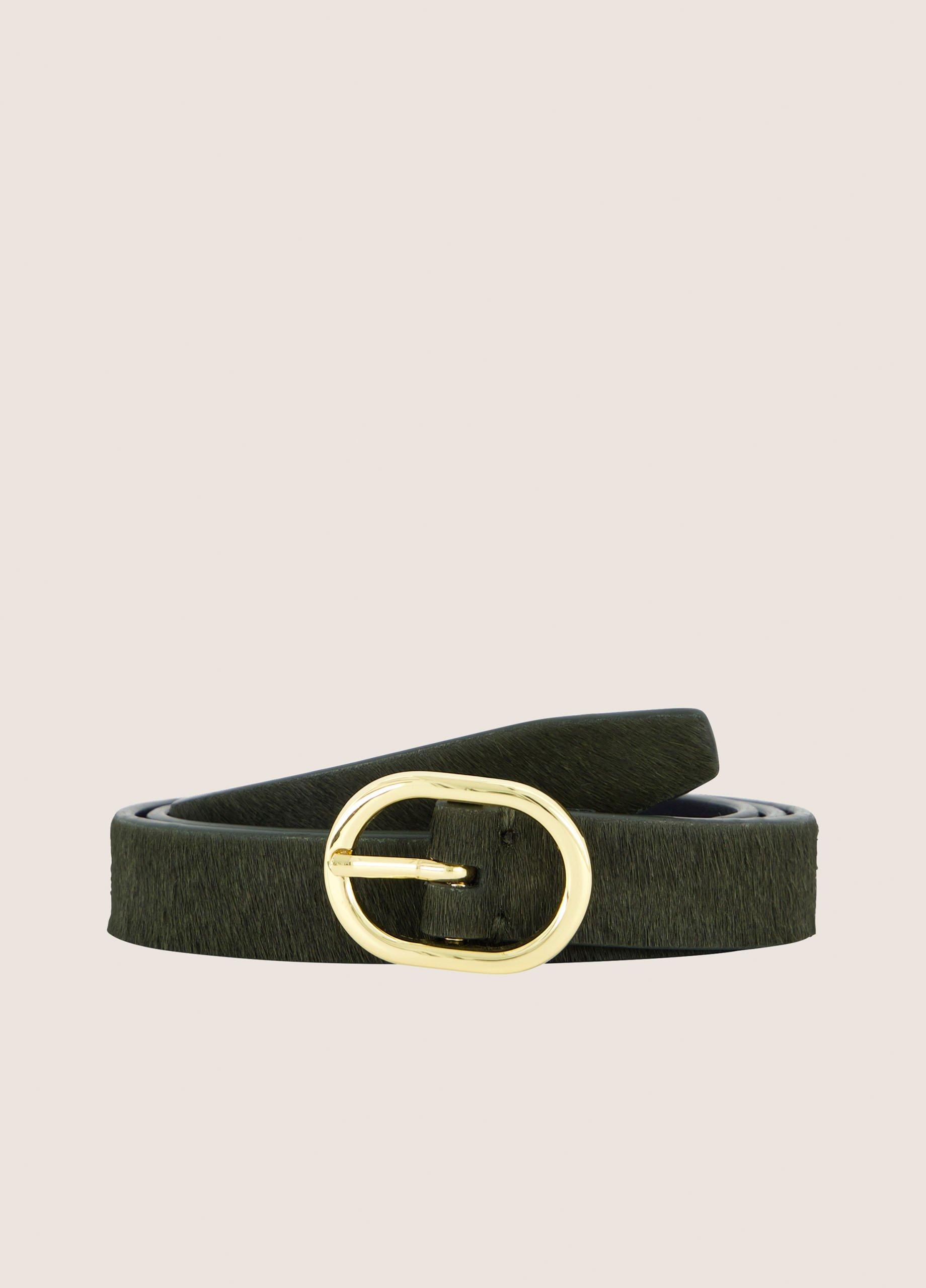 Women's Avery 20mm Calf Hair Belt image number 0