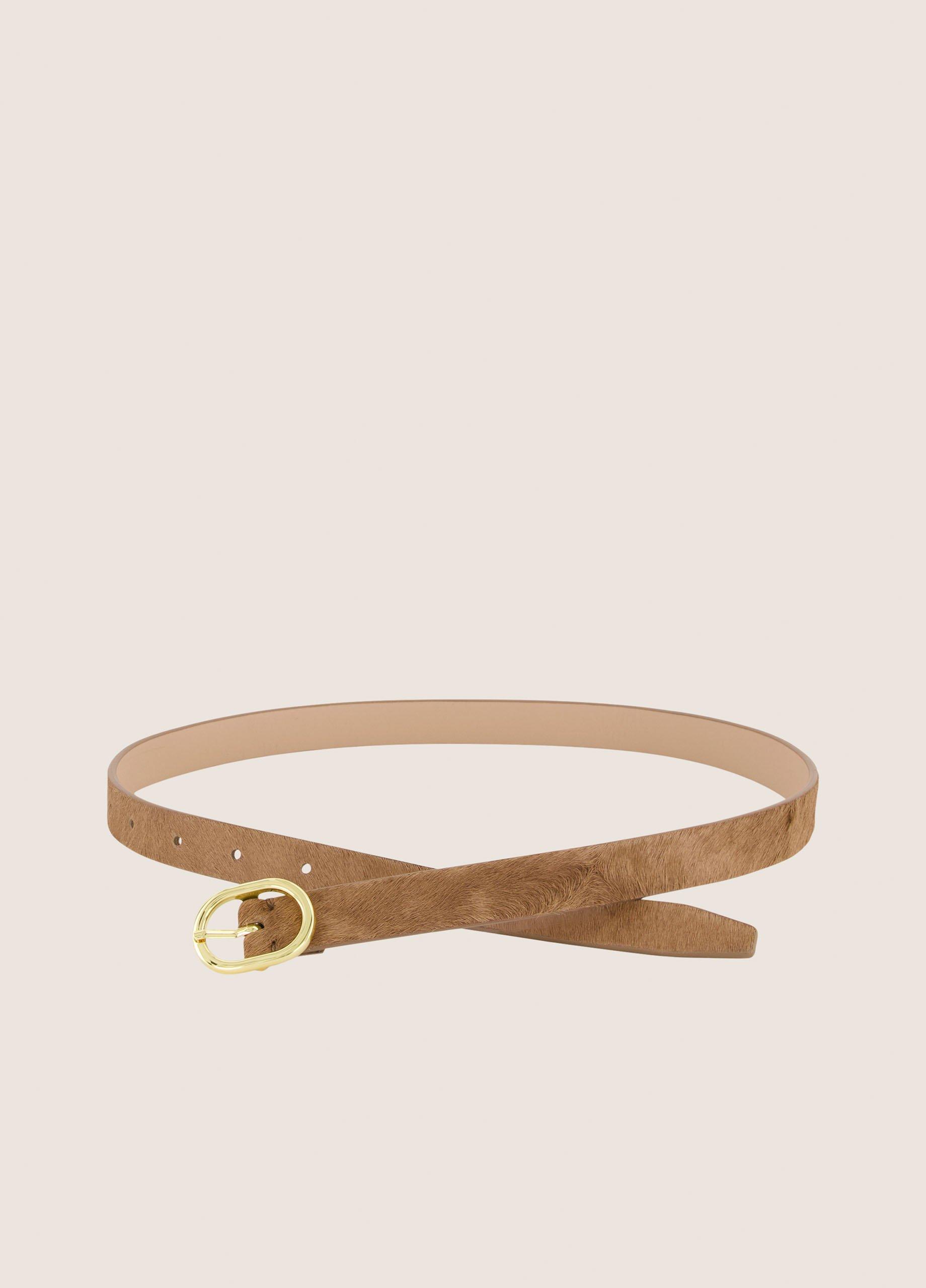 Women's Avery 20mm Calf Hair Belt image number 1