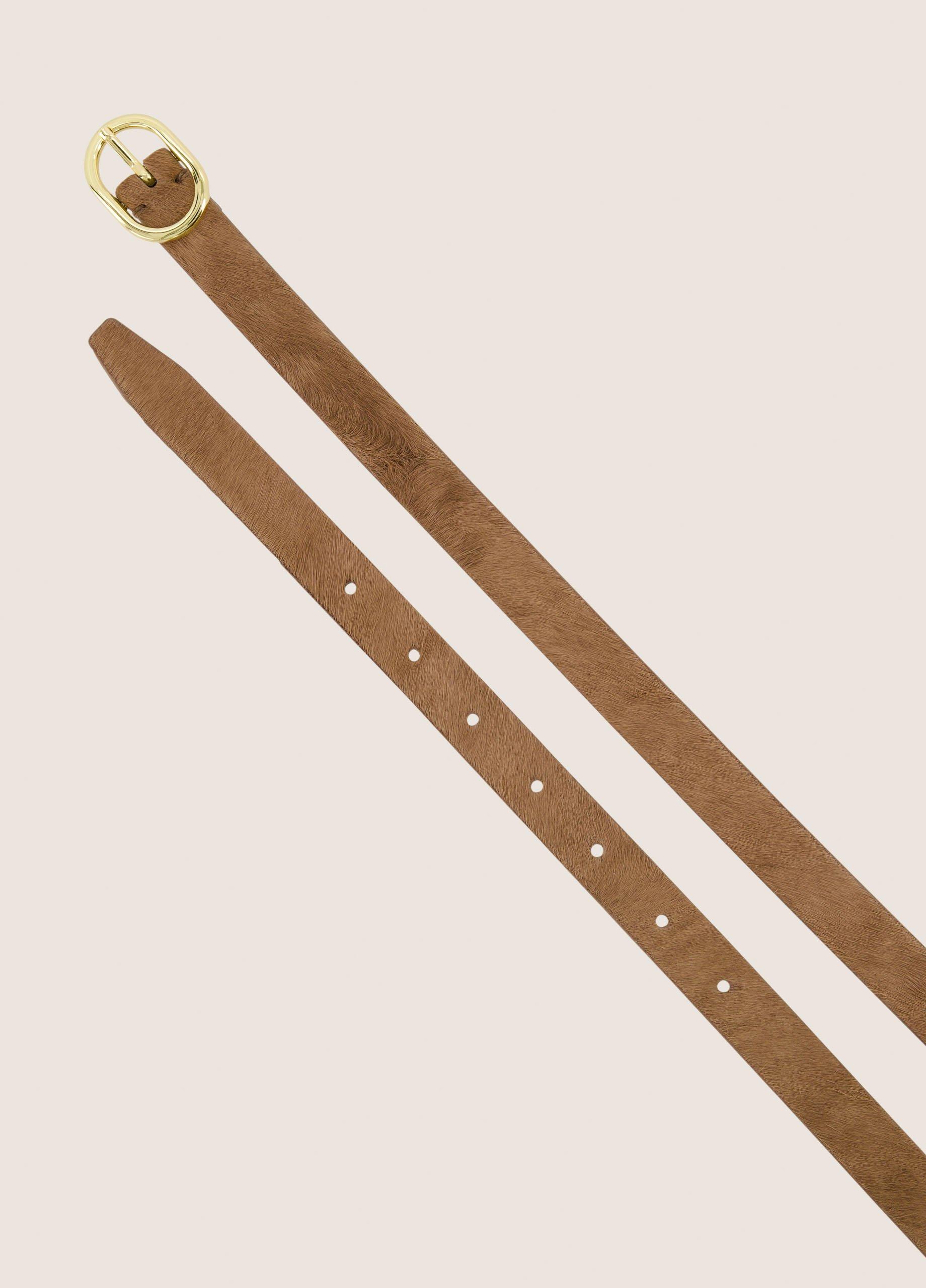 Women's Avery 20mm Calf Hair Belt image number 2