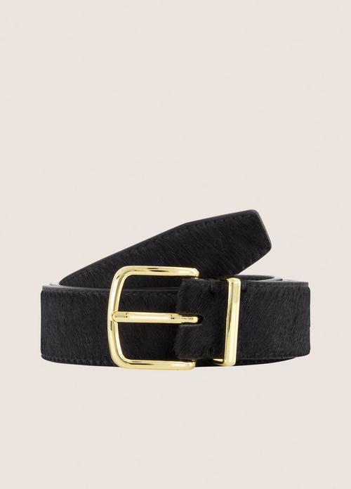 Women's Kaia 32mm Calf Hair Metal-Loop Belt
