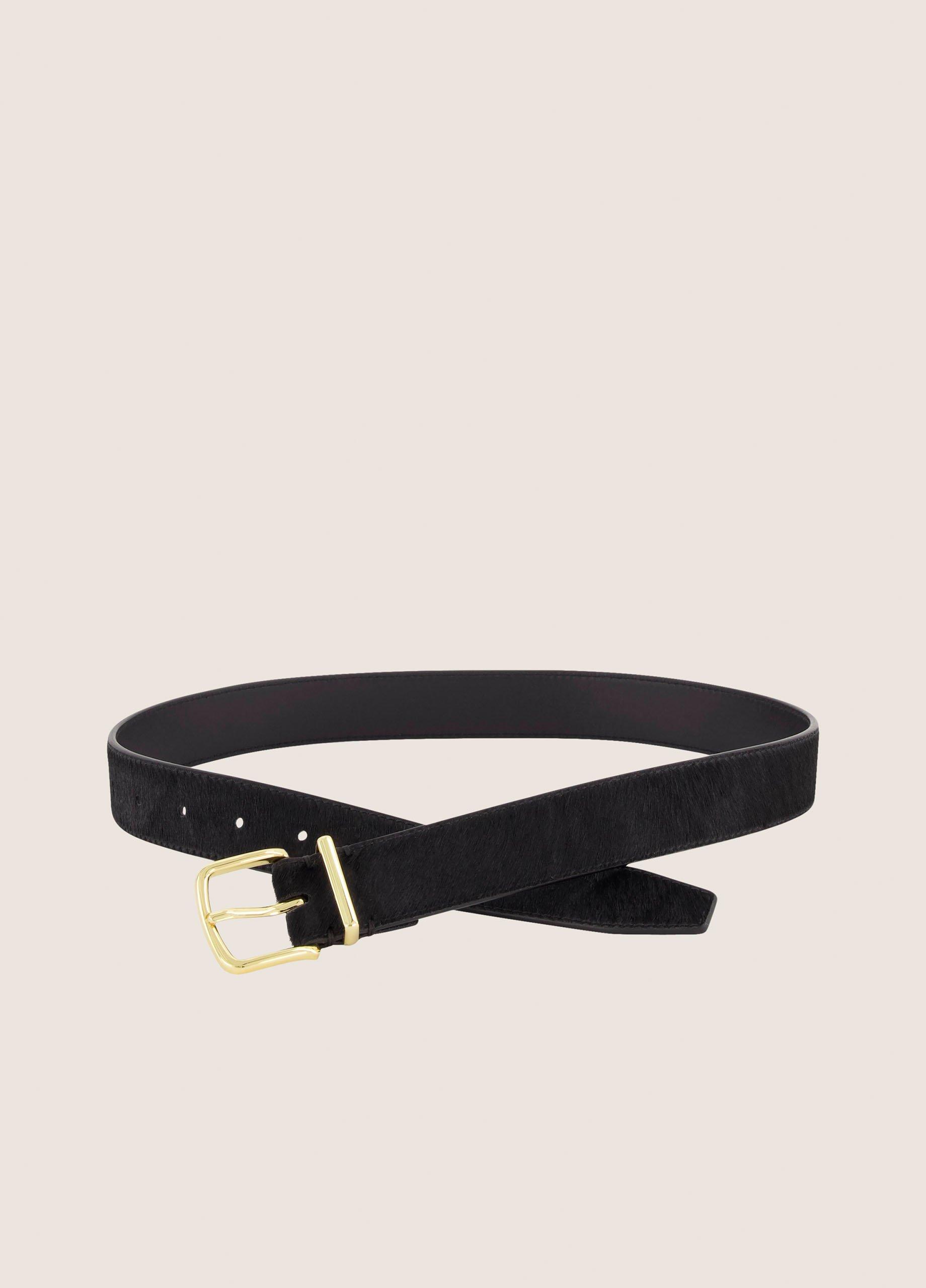 Women's Kaia 32mm Calf Hair Metal-Loop Belt image number 1