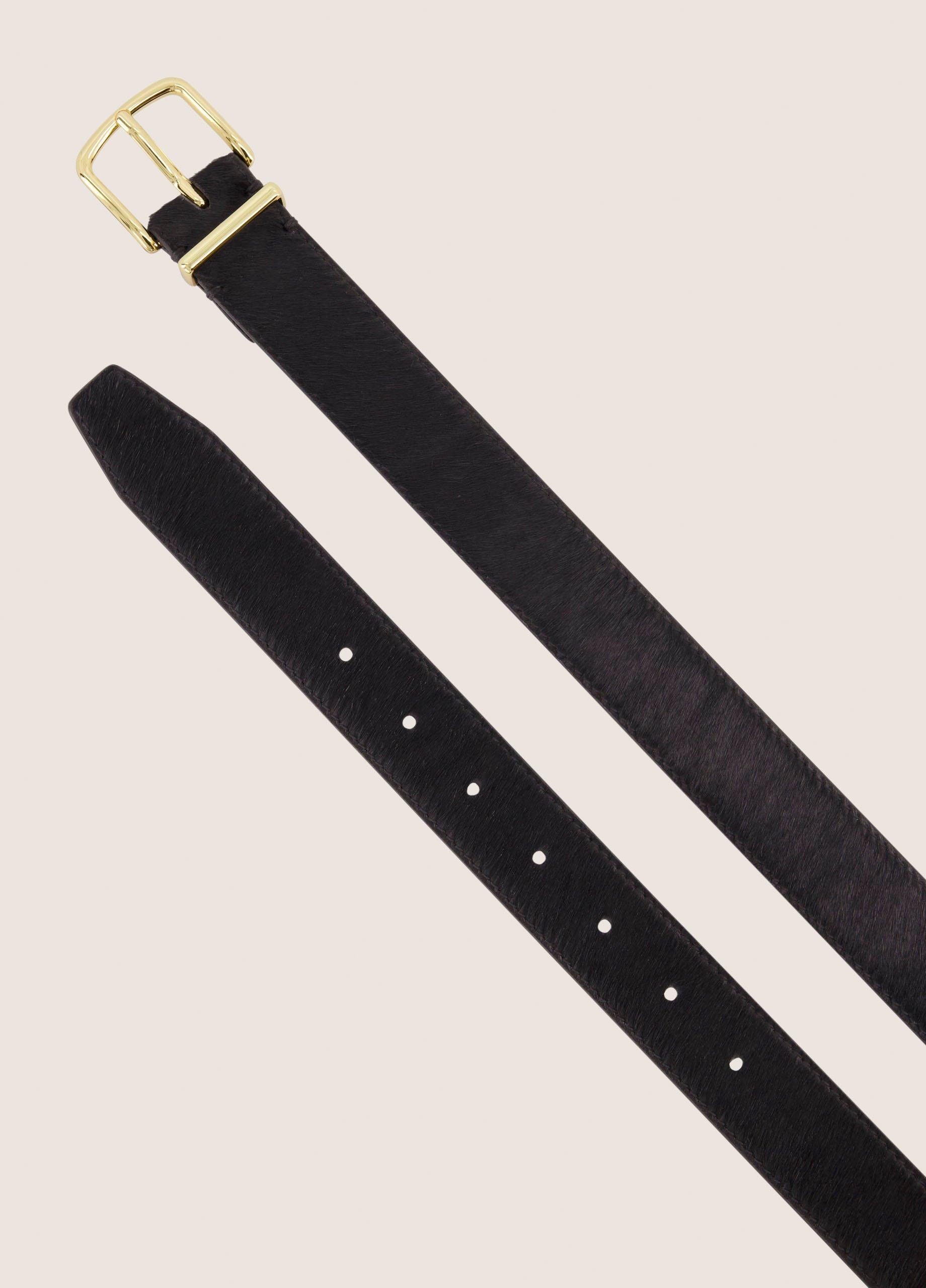 Women's Kaia 32mm Calf Hair Metal-Loop Belt image number 2