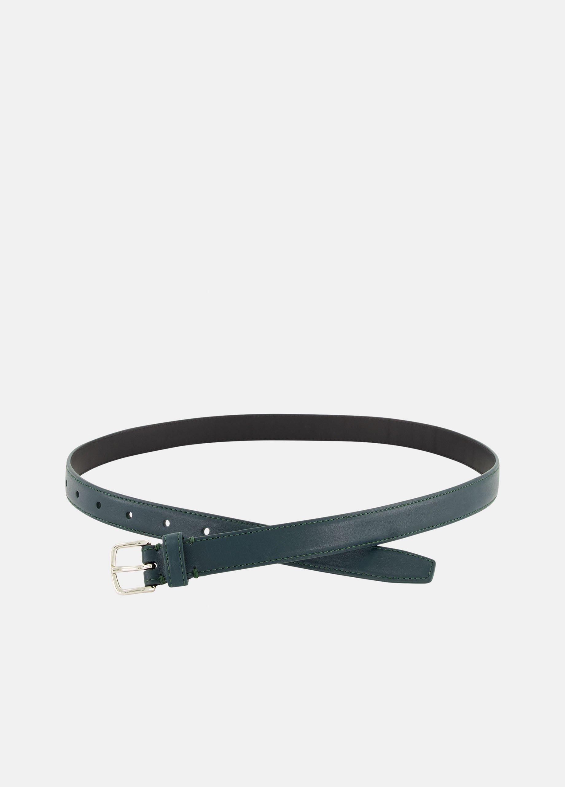Women&rsquo;s 20mm Stitched Leather Belt image number 1