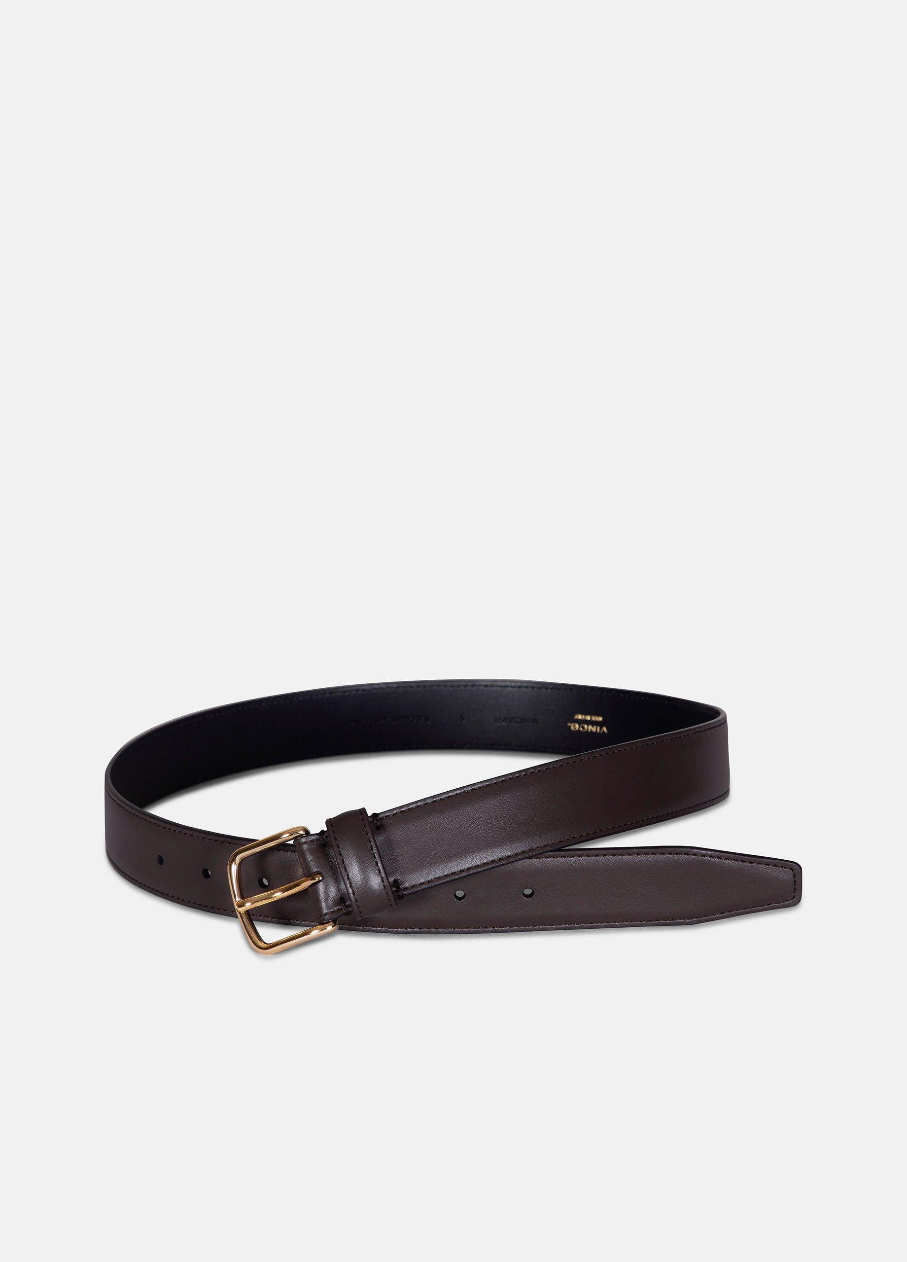 Women&rsquo;s 32mm Stitched Leather Belt image number 1