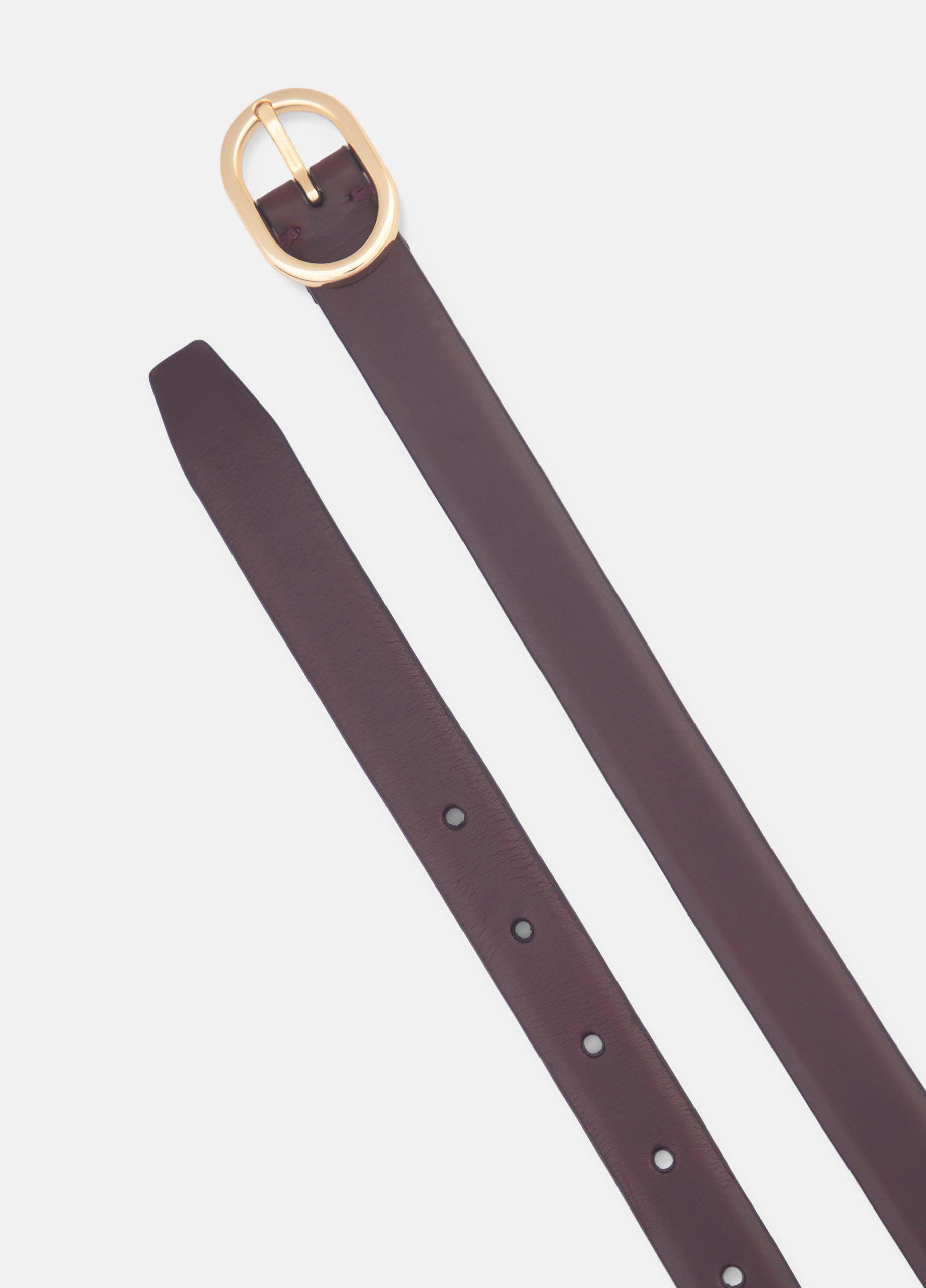 Women's 20mm Spazzolato Leather Belt image number 2