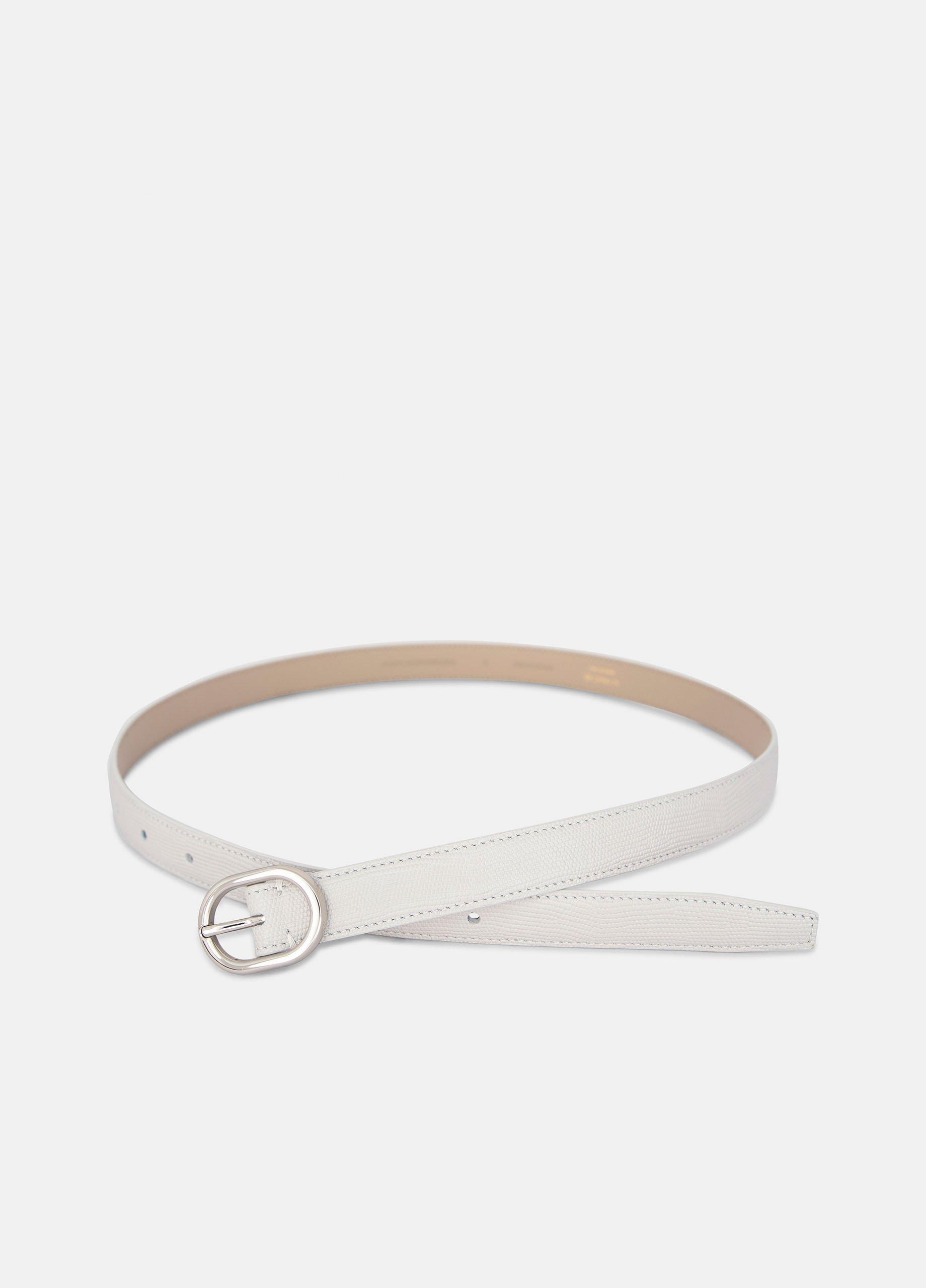 トップス S logo belt tops white White-Belt-Gold-tip-Brass-