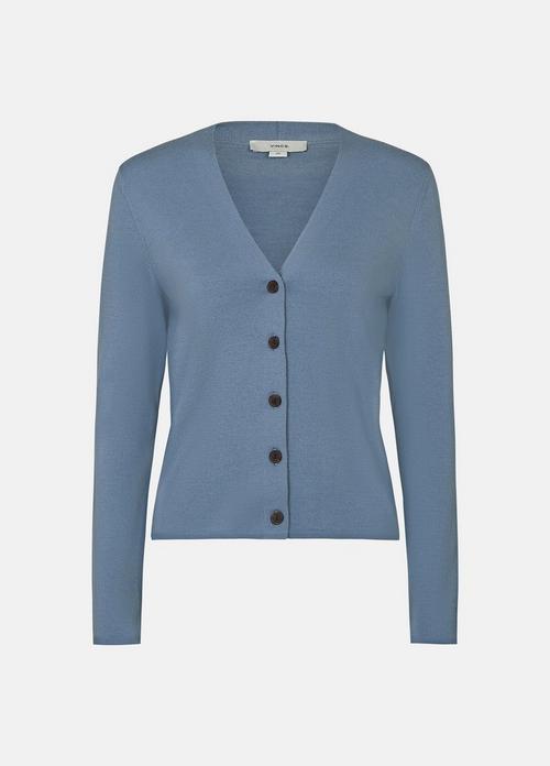 Wool-Blend Slim Cardigan