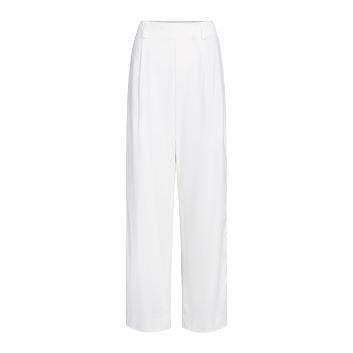 Linen-Blend Pleated Pull-On Pant image number 0