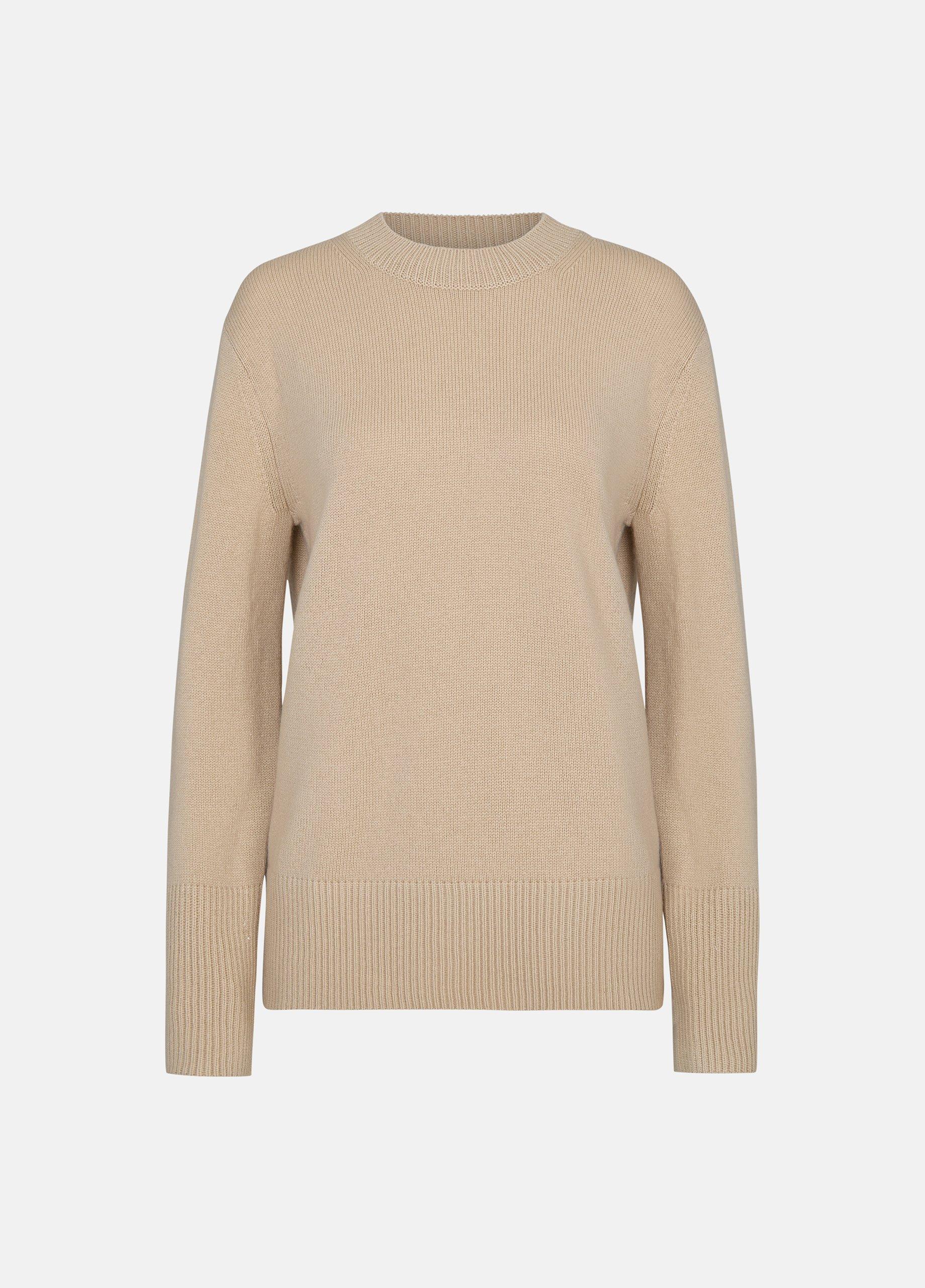 Wool-Cashmere Easy Crew Neck Sweater image number 0