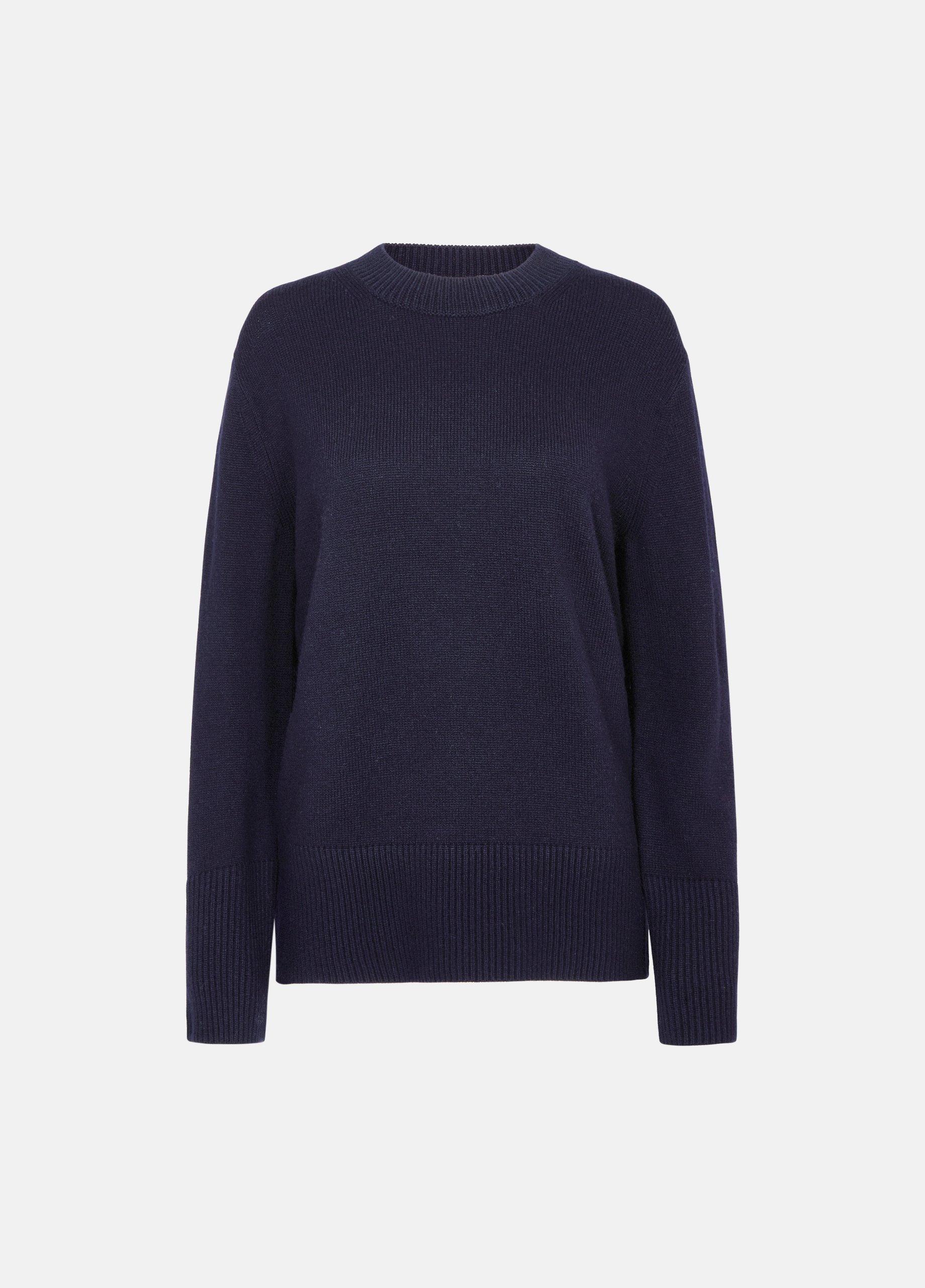 Wool-Cashmere Easy Crew Neck Sweater image number 0