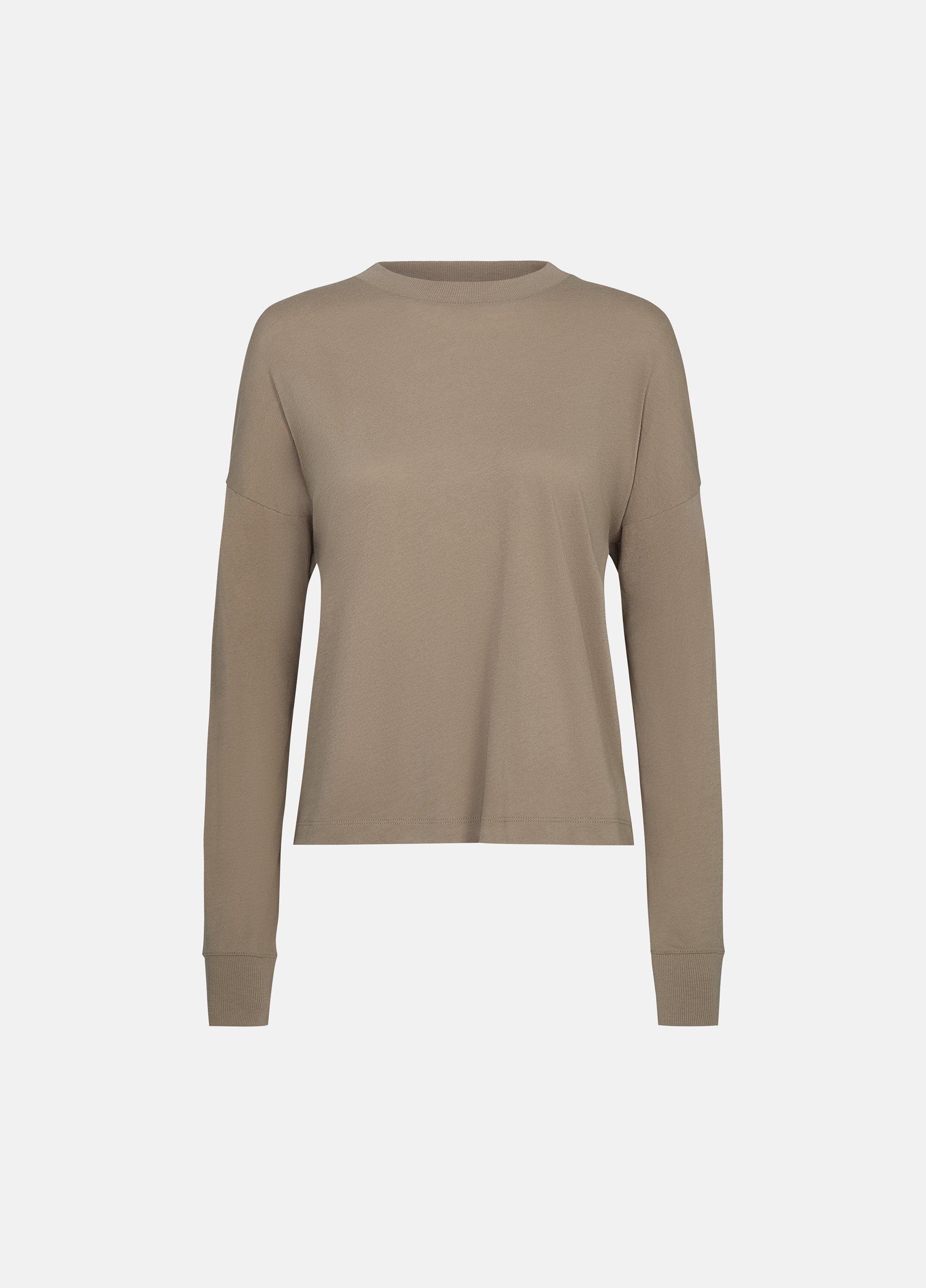 Cotton Drop-Shoulder Pullover image number 0