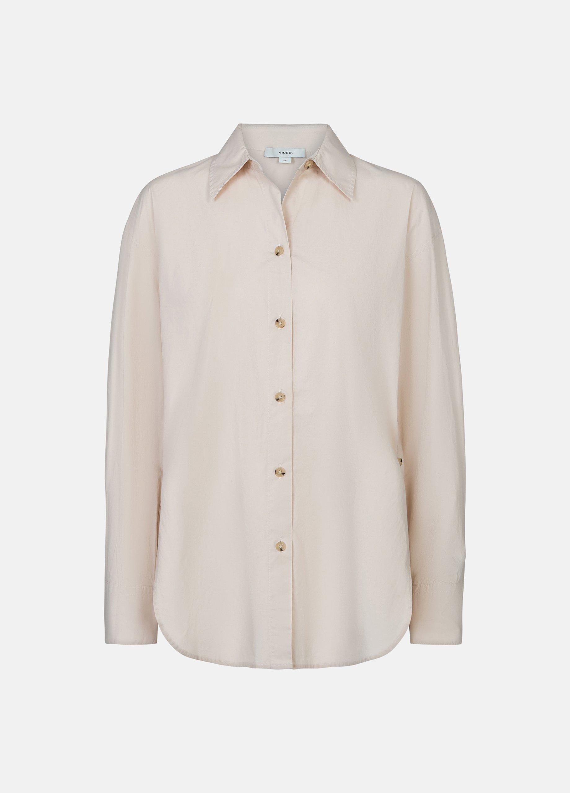 Cotton Button-Front Shirt image number 0