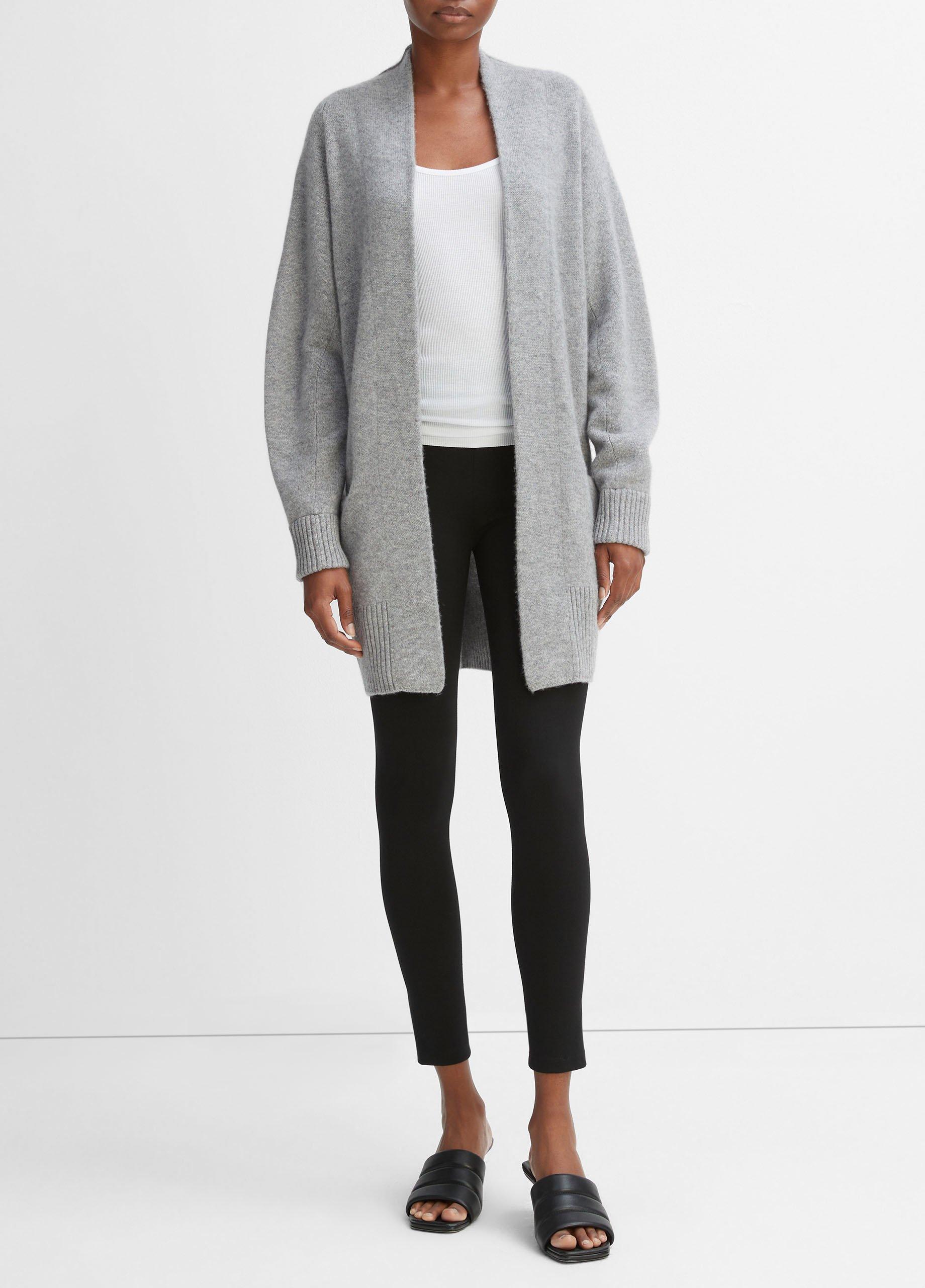 Pure Cashmere Open Front Cardigan