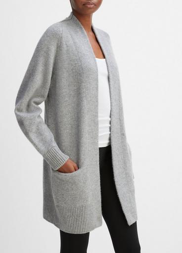 Cashmere Open-Front Cardigan image number 2