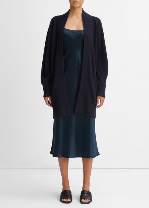 Cashmere Open-Front Cardigan