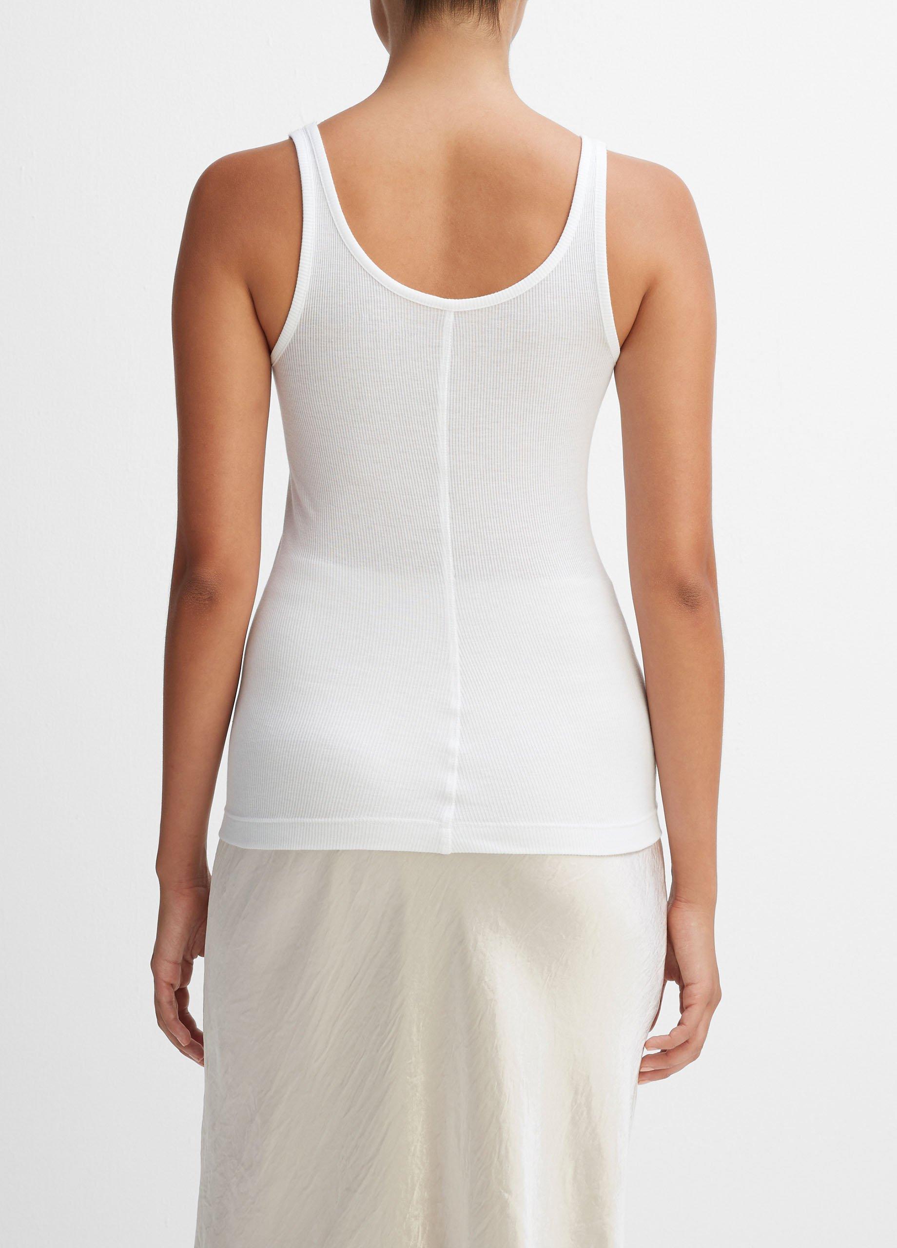 6397 Scoop Tank in White