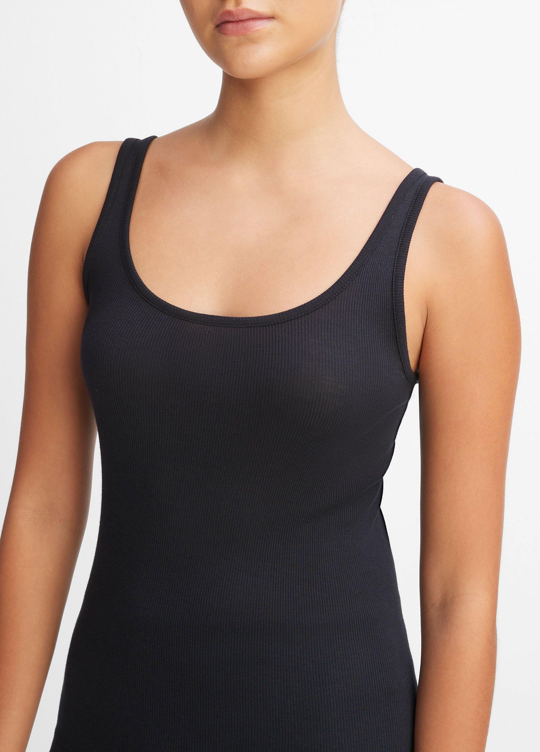 Traceable Cotton Jersey Scoop Neck Tank