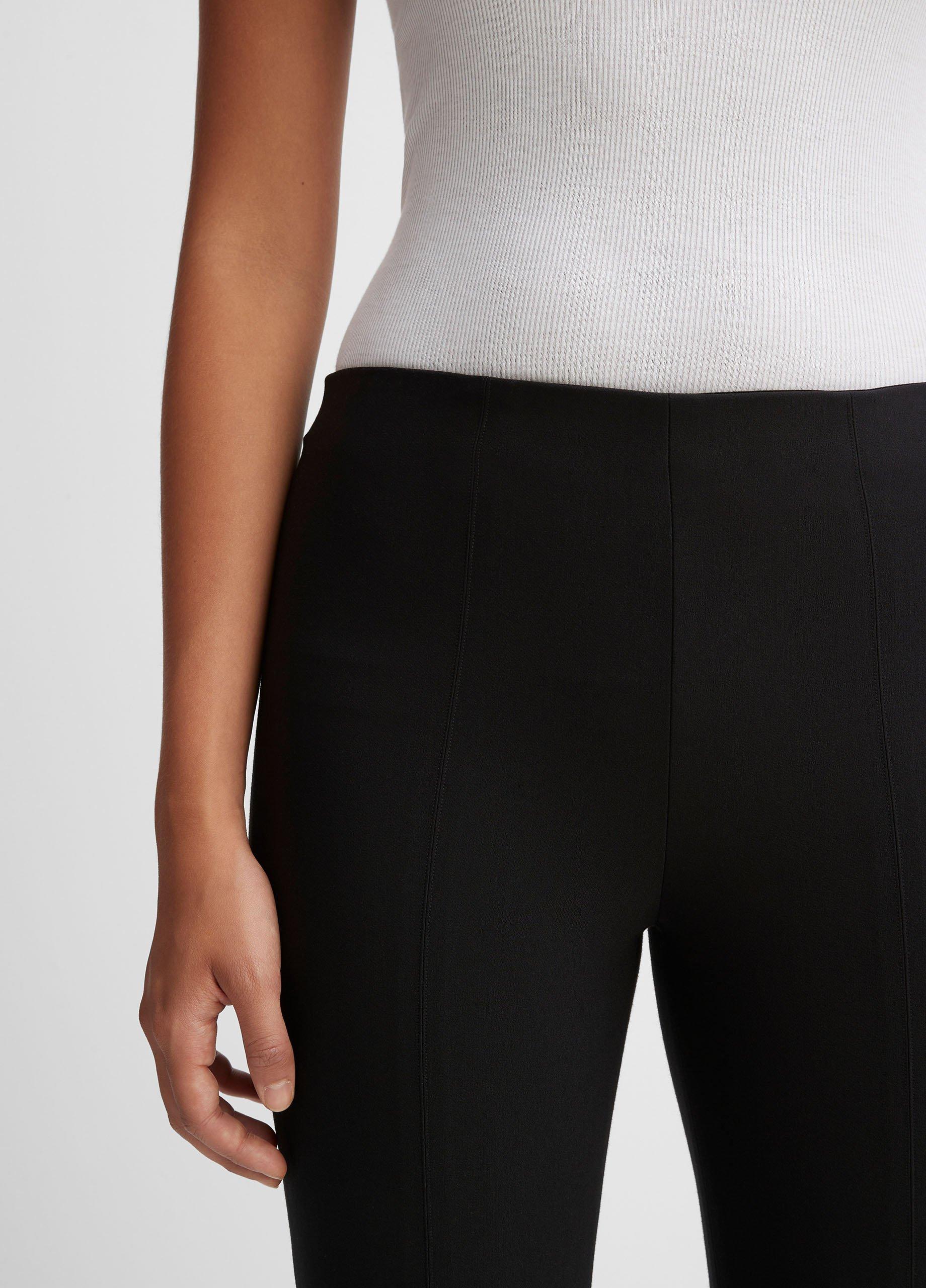 South Beach over lock stitch leggings in black