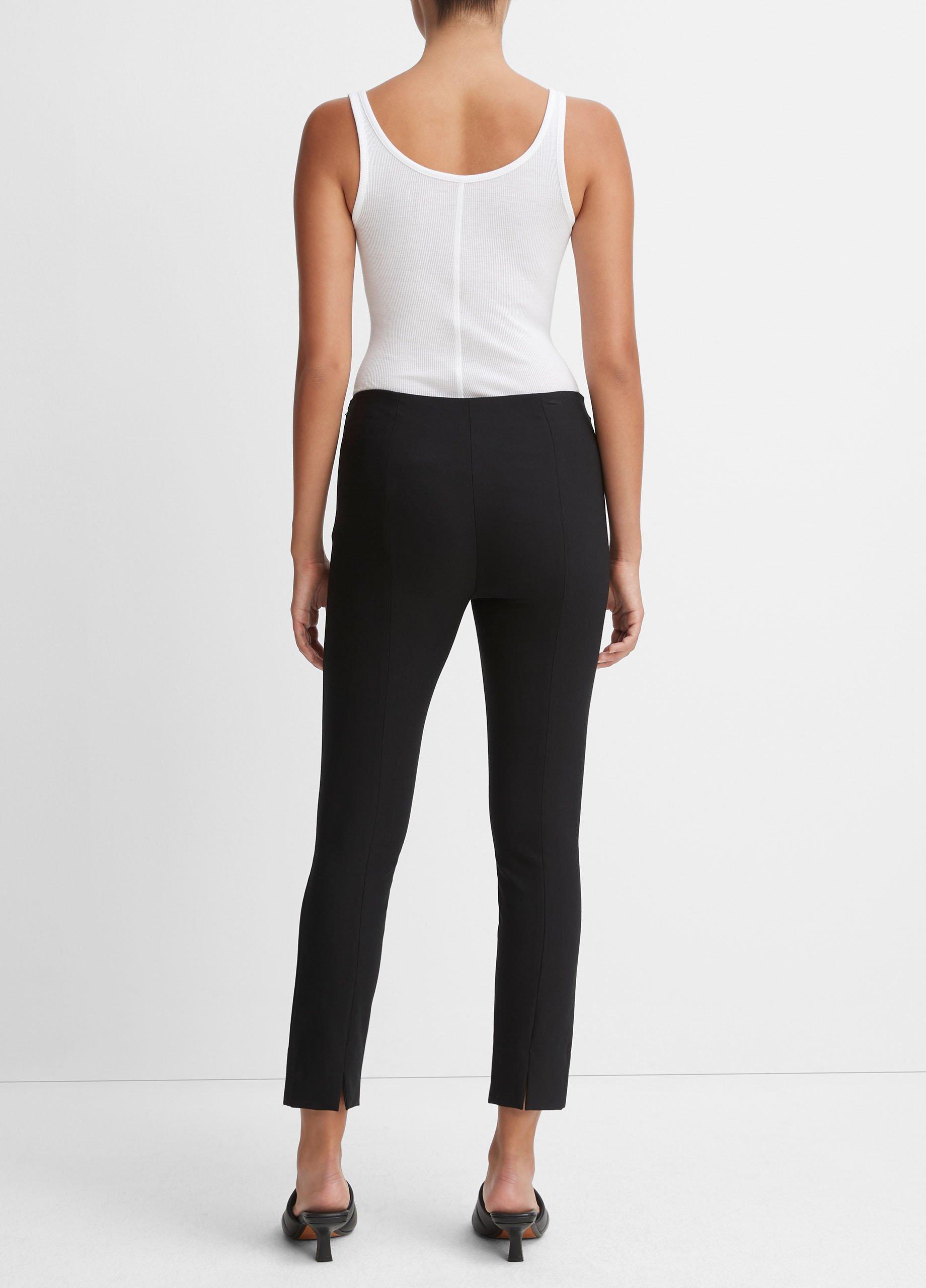 Black Front Seam Disco Legging