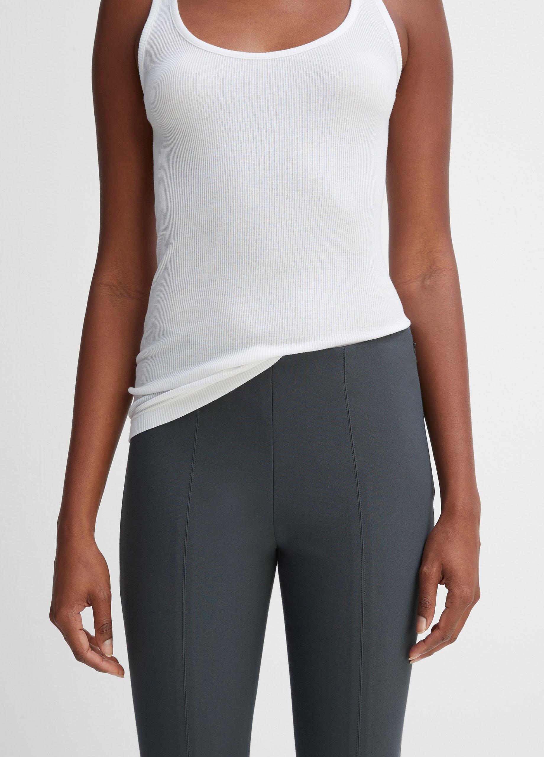 Vince Leggings 'Stitch Front Seam' Anthracite